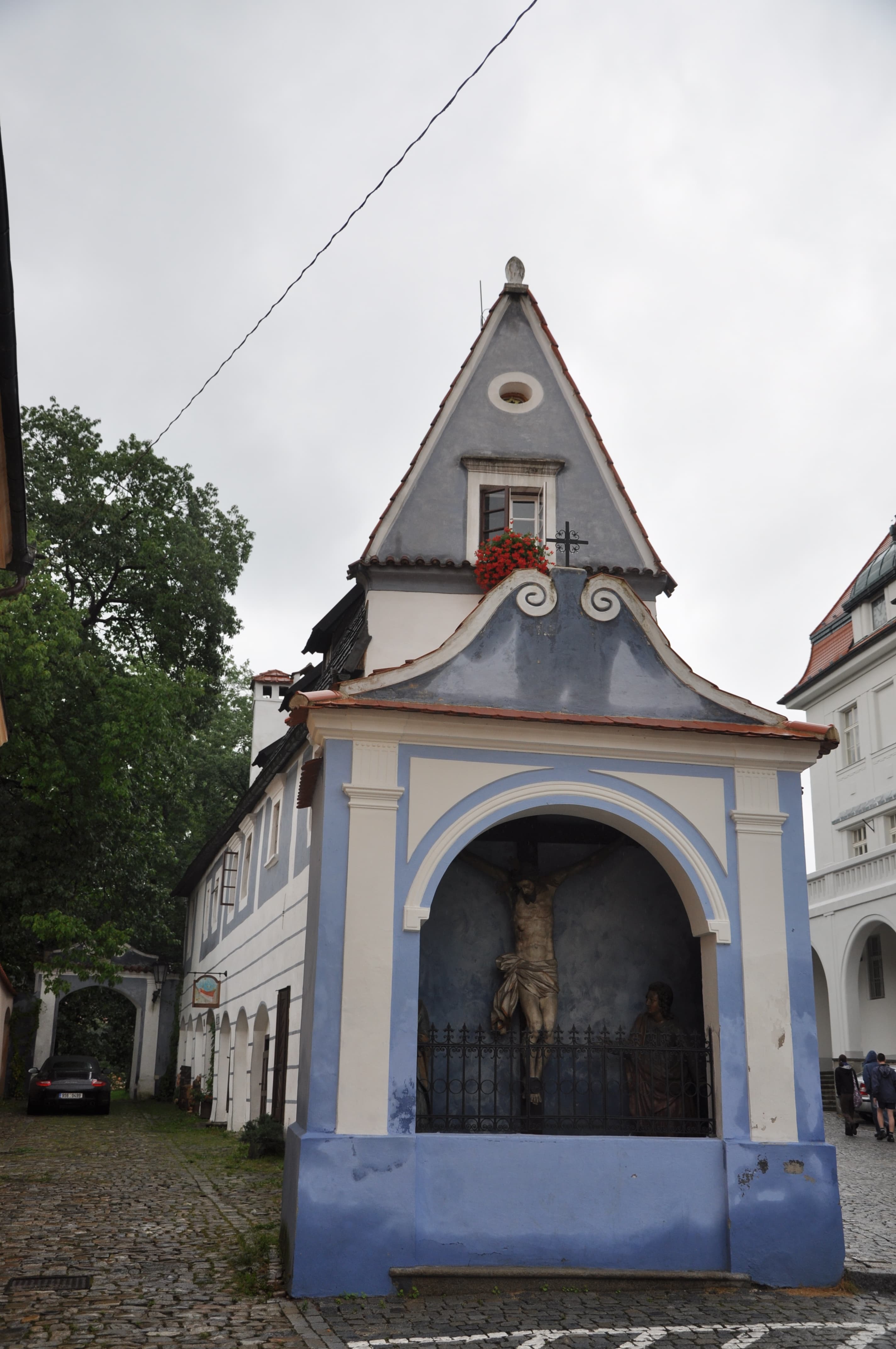 Calvary chapel-shrine in Linecká street