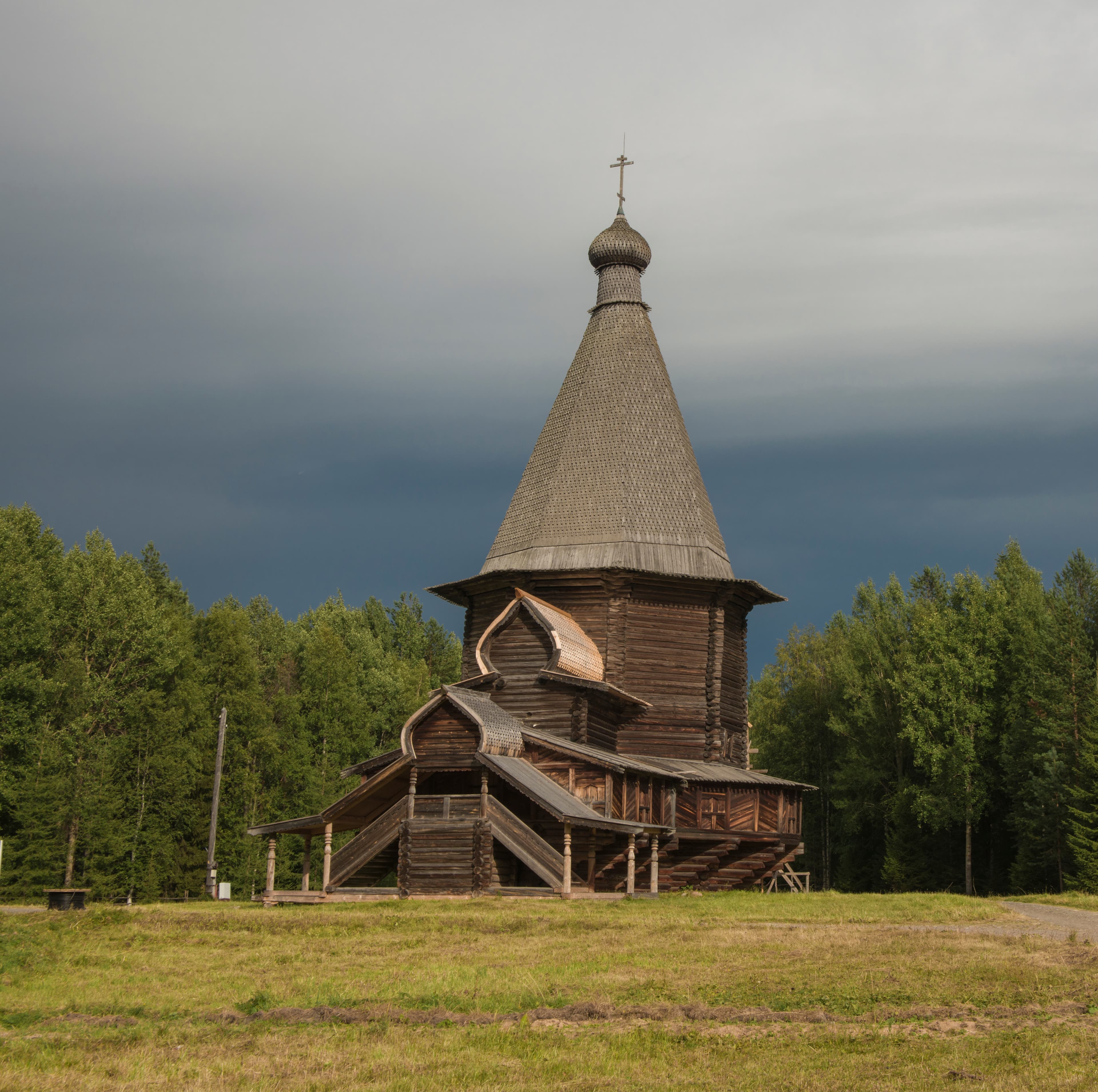 St. George Church from Vershiny (Malye Korely)