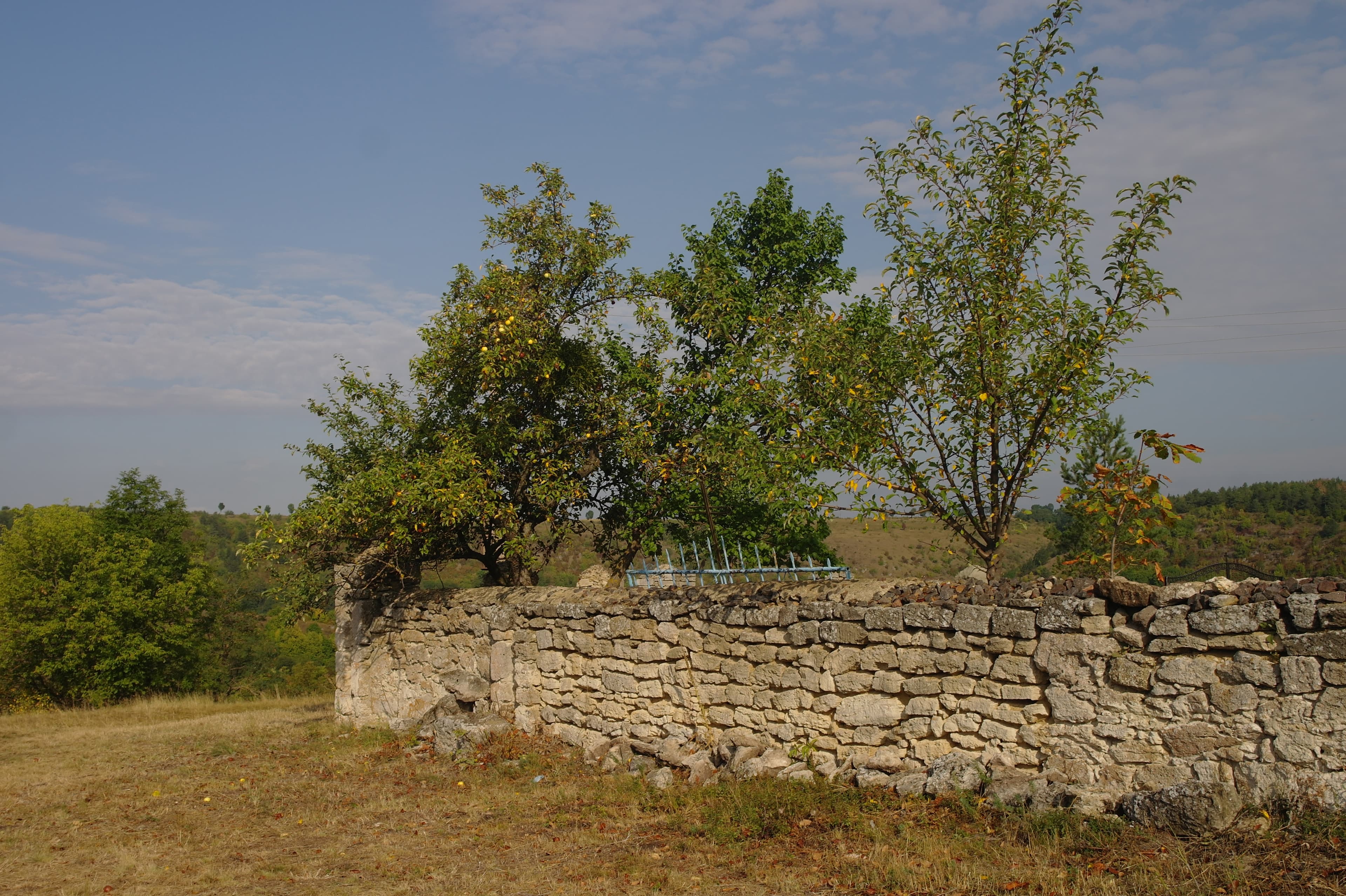 Wall of the complex of Saint Nicholas church, Stina