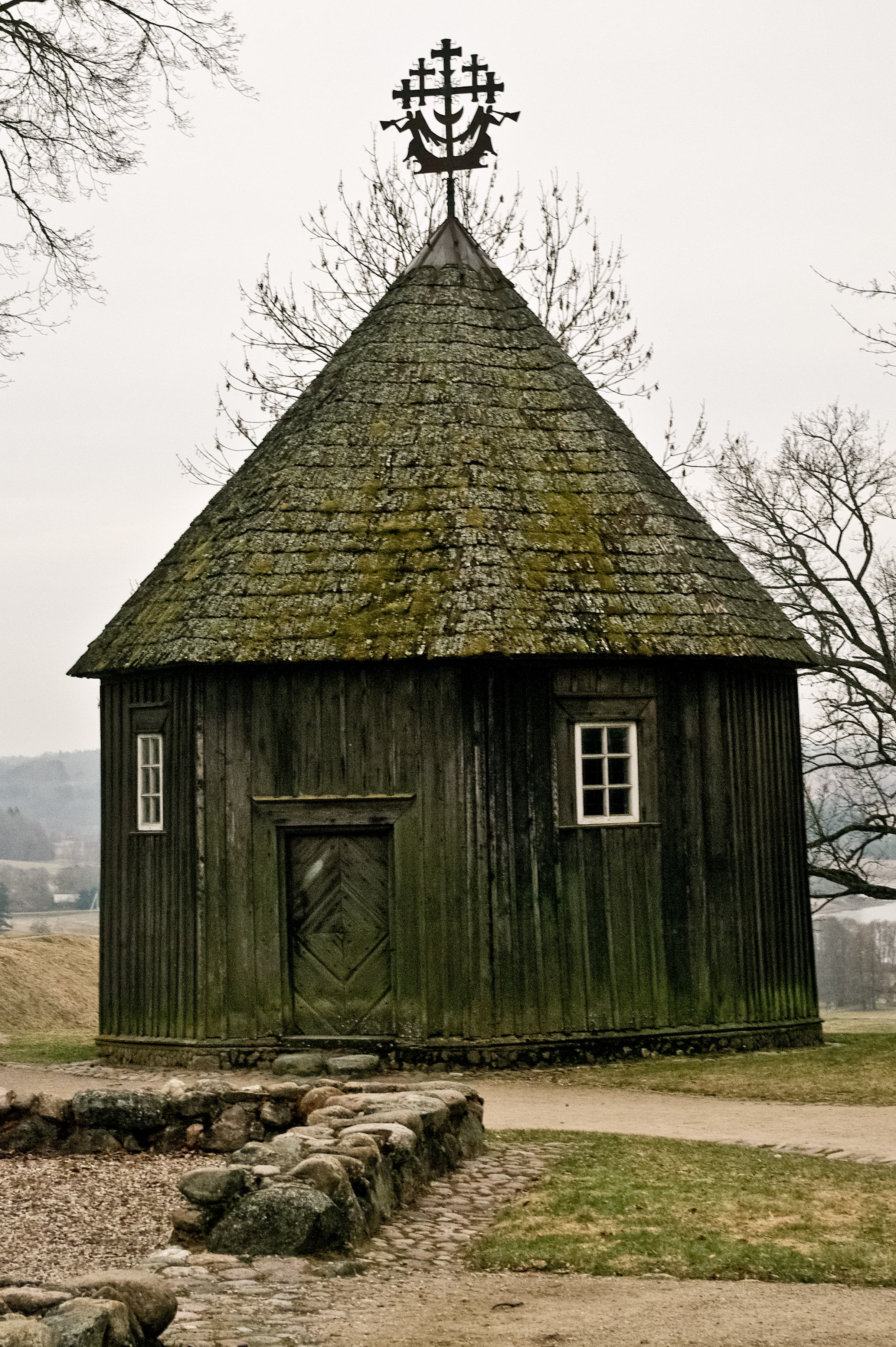 Wooden chapel in Kernavė