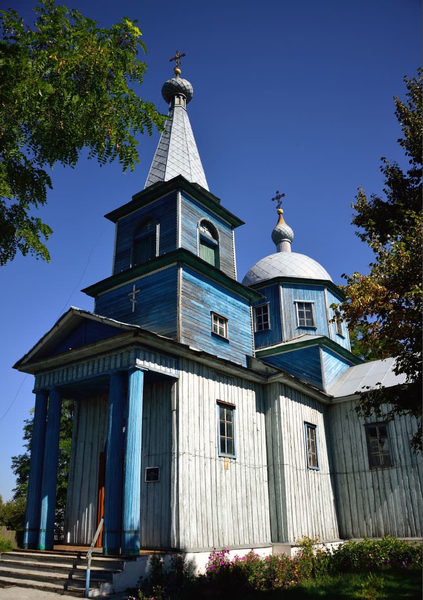 Saint Michael church in Povstyn