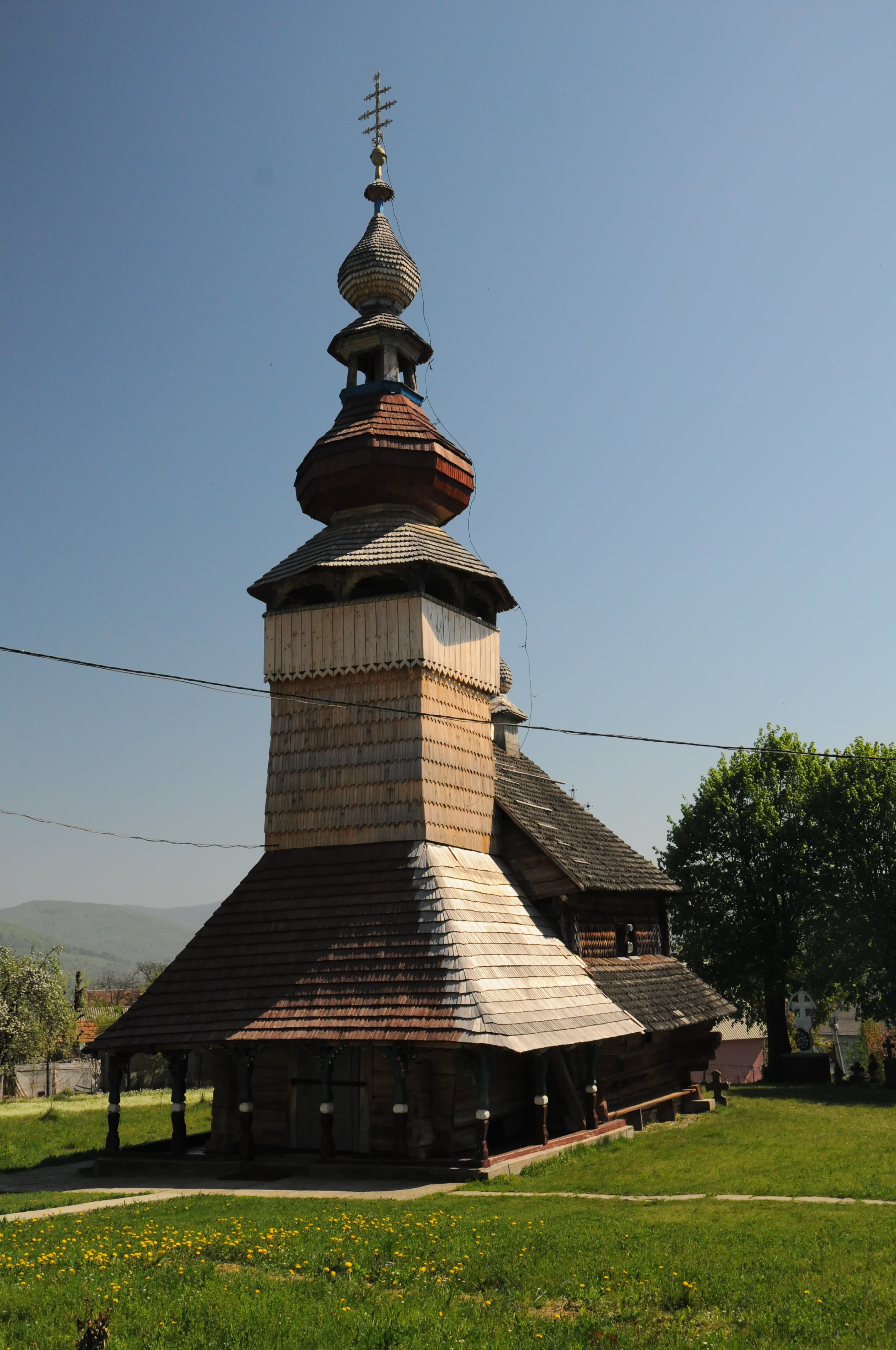 Saint Nicholas church in Svaliava