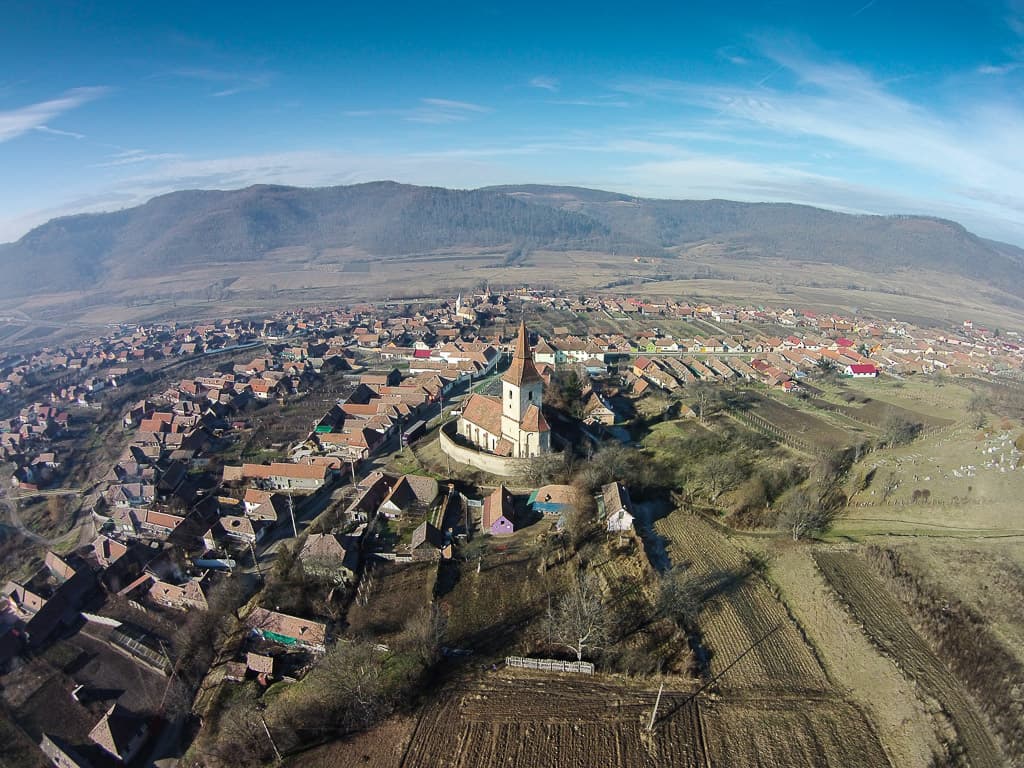 Lutheran church in Agârbiciu, Sibiu
