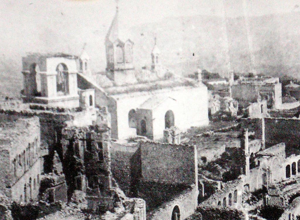 Aguletsots church in Shusha