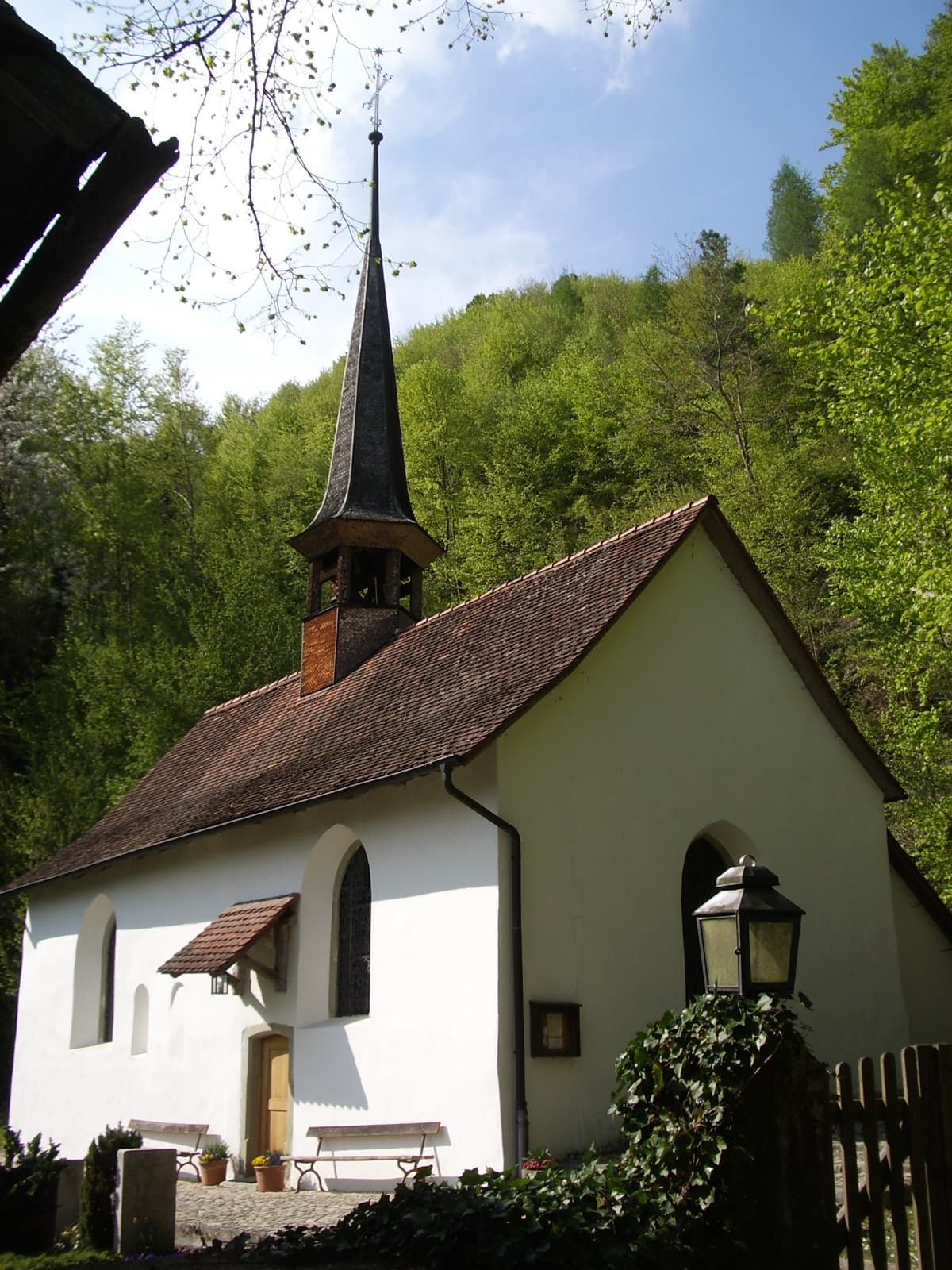 reformed little mountain church with belfry
