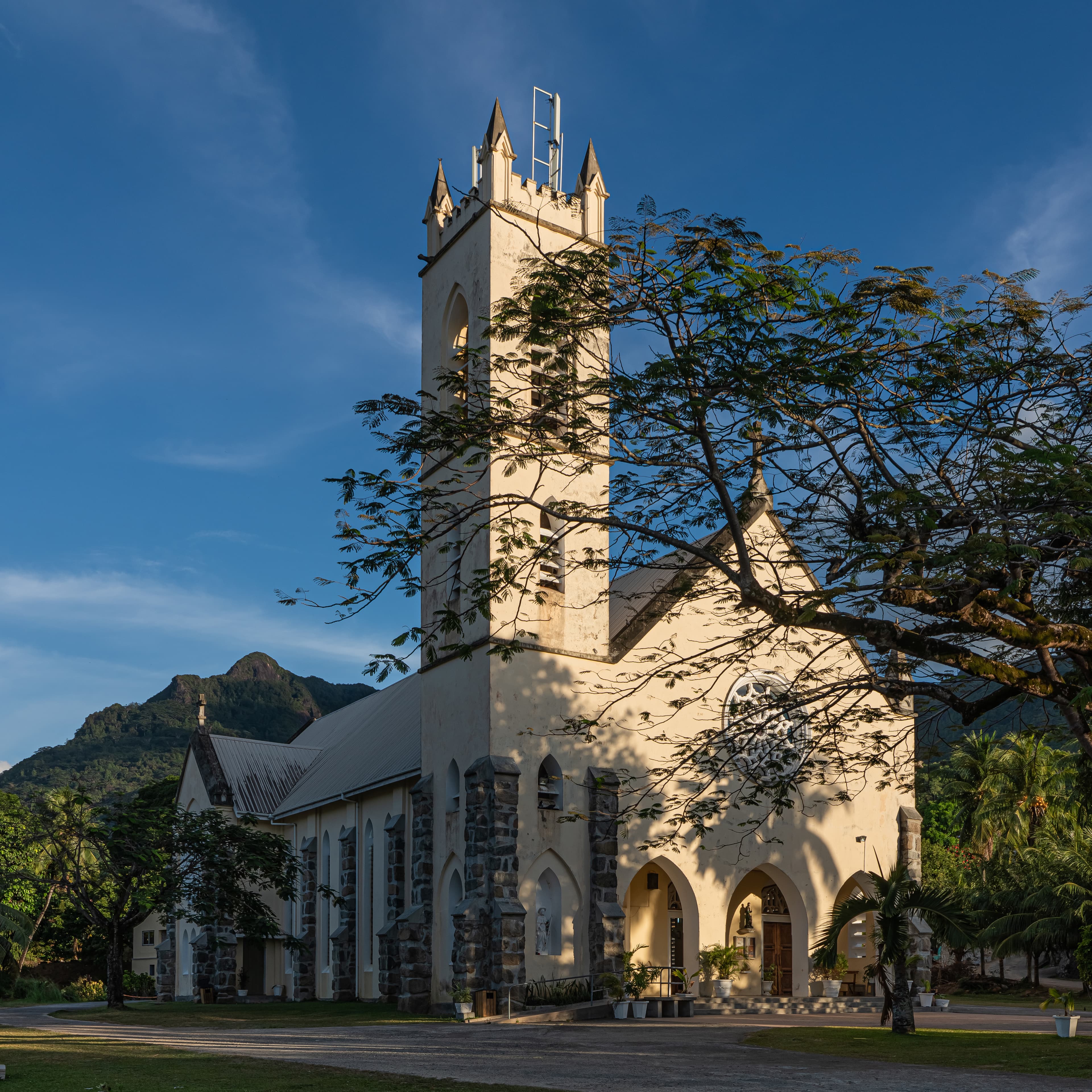 Saint Roch church in Bel Ombre