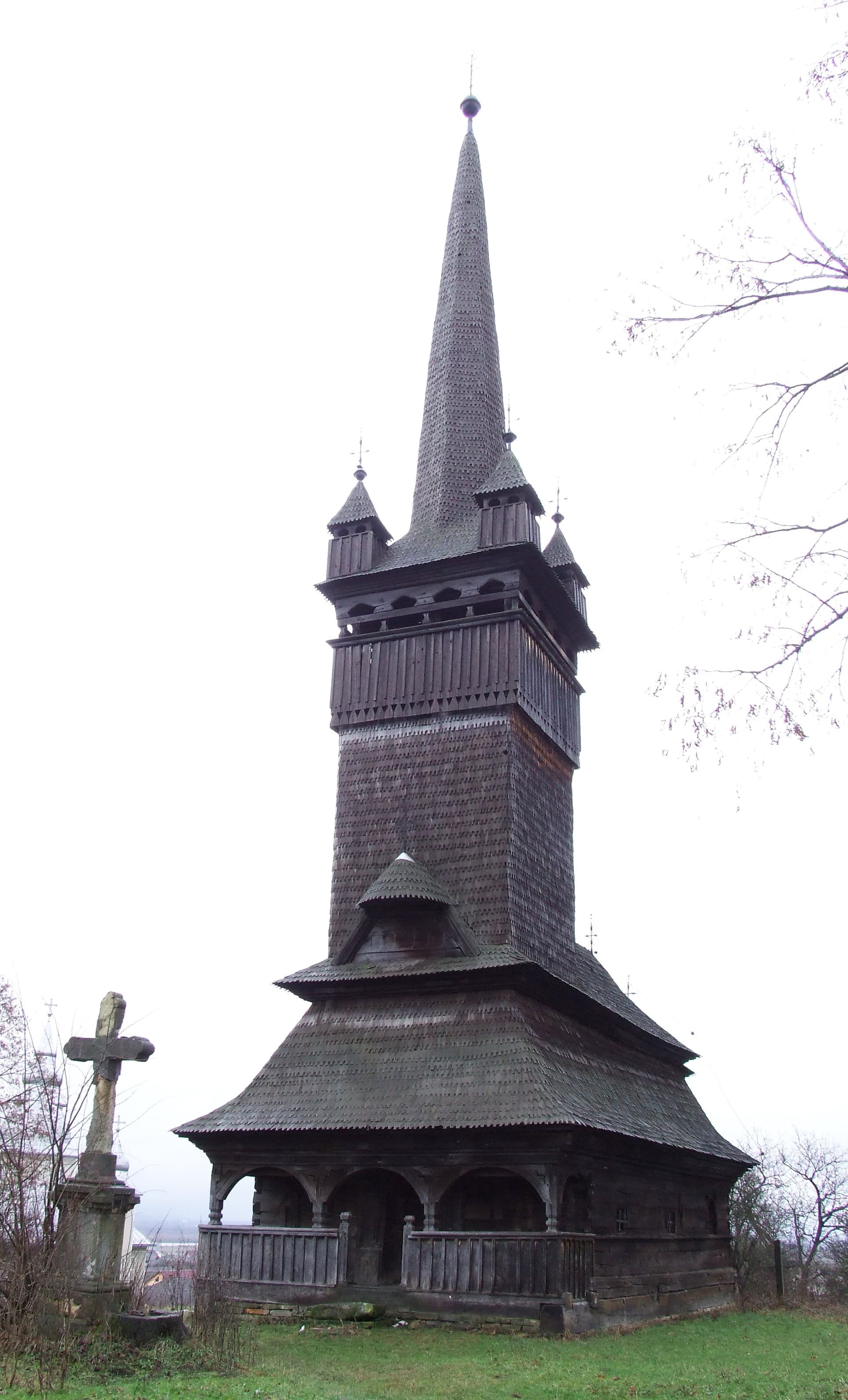 Wooden church of the Archangels in Buzești, Maramureș