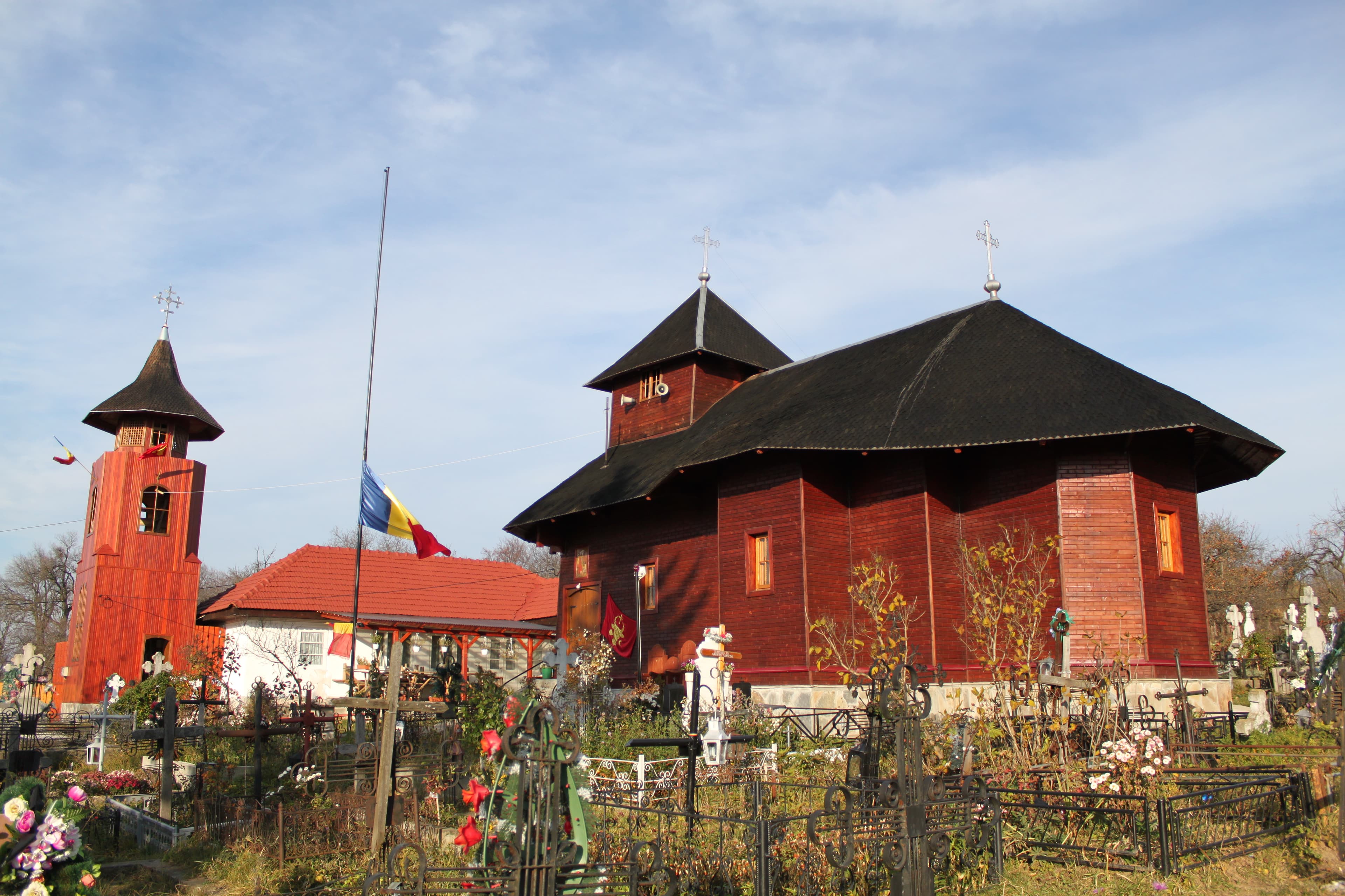 Wooden church in Corni, Neamț