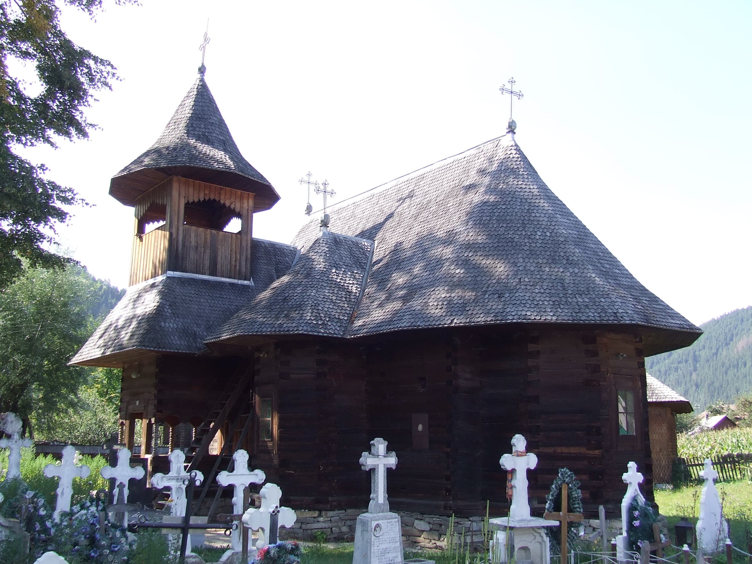 Wooden church in Galu, Neamț
