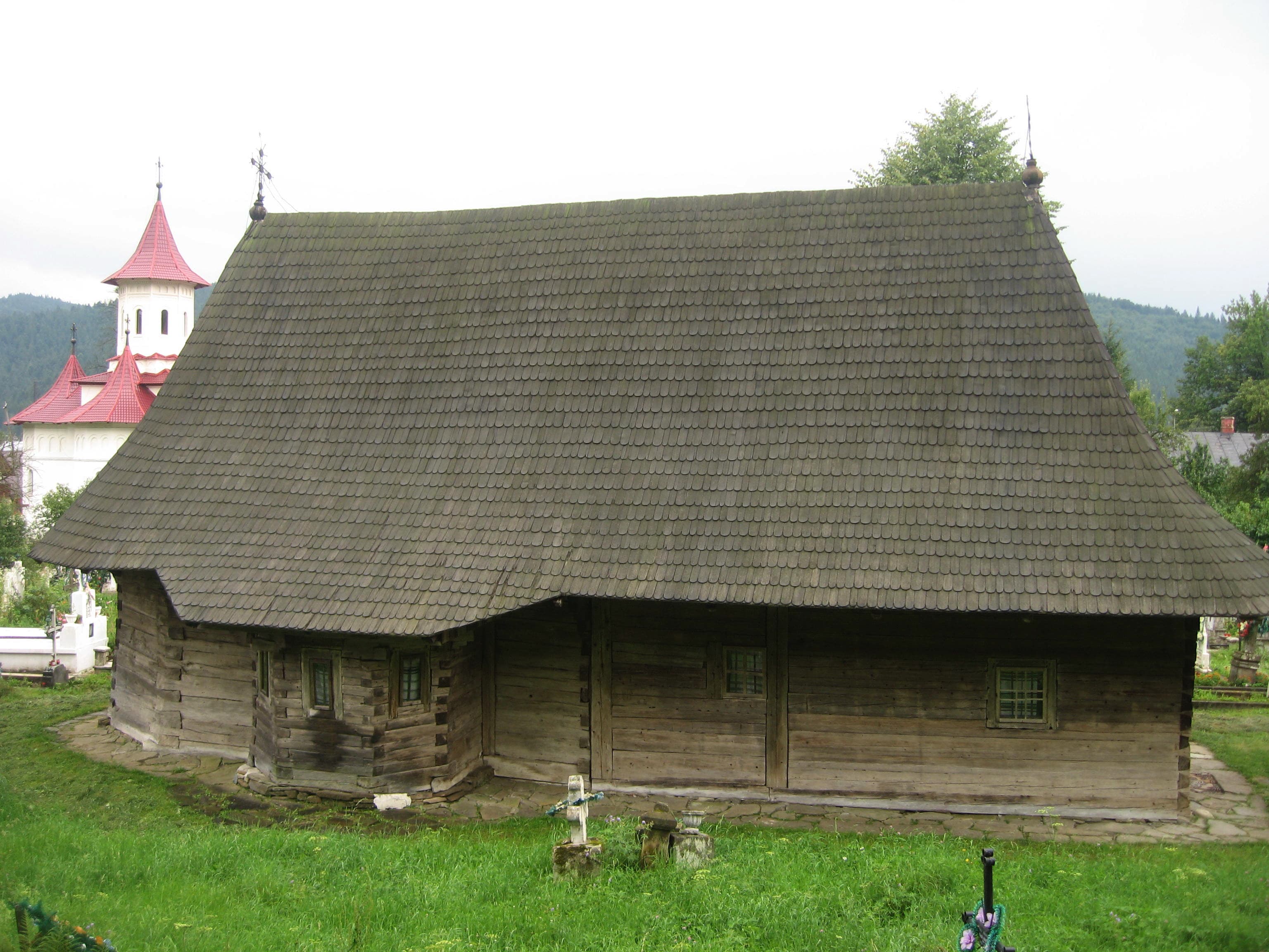 Wooden church in Putna, Suceava
