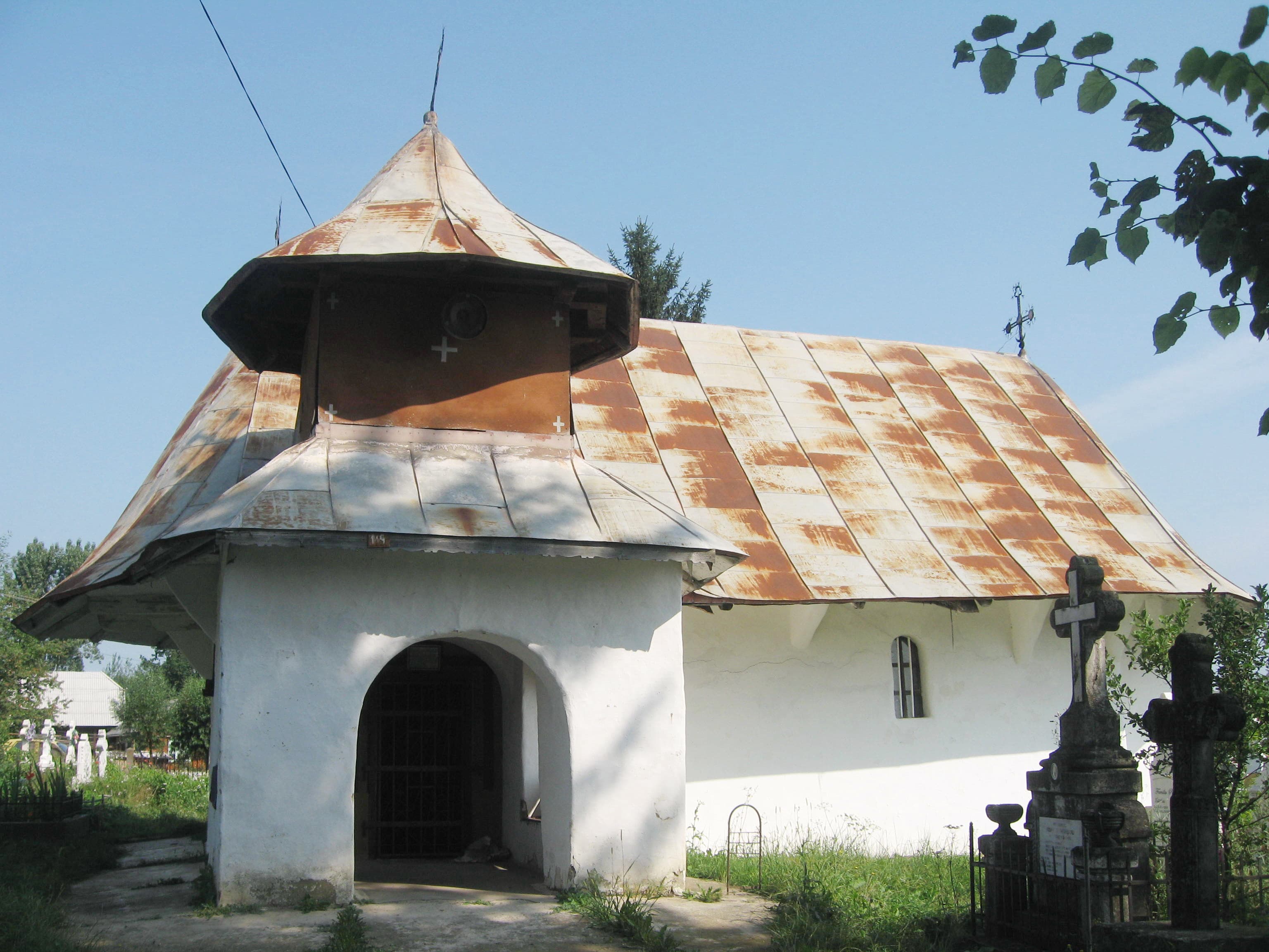 Wooden church in Todirești, Suceava