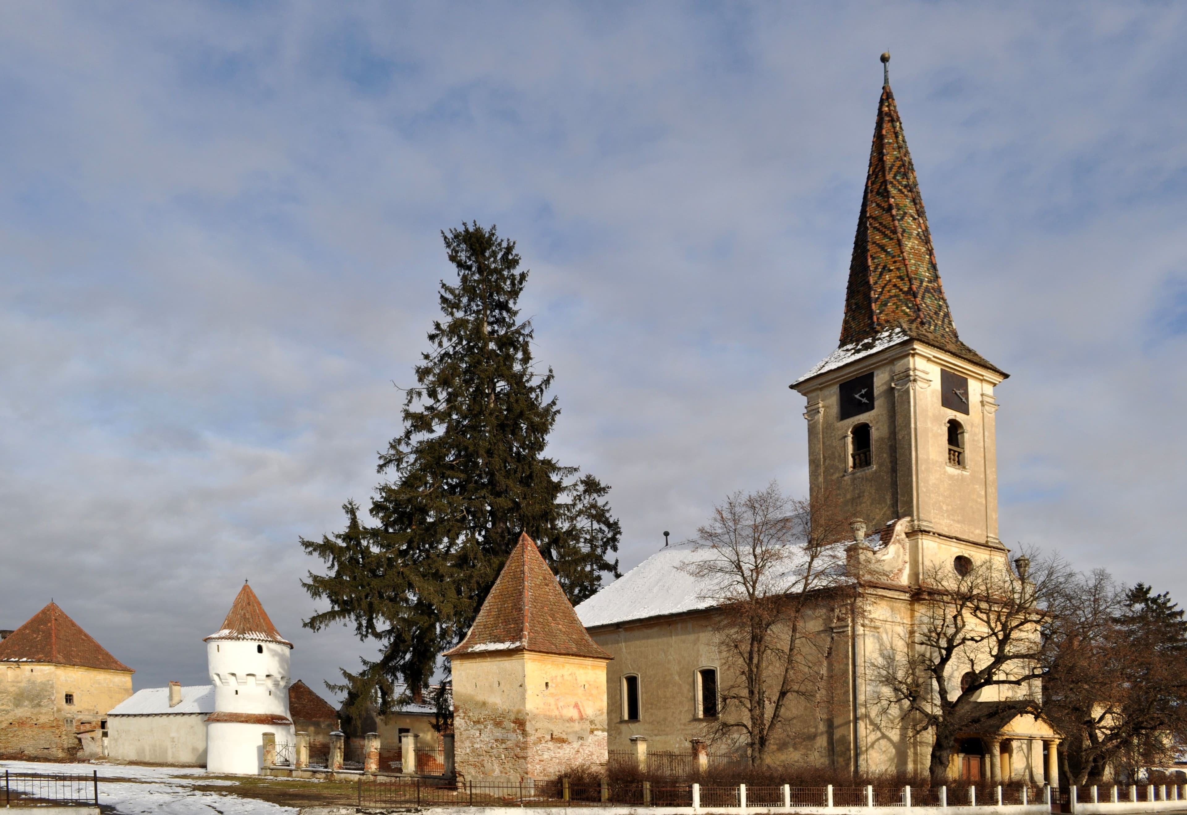 Lutheran church in Nocrich, Sibiu