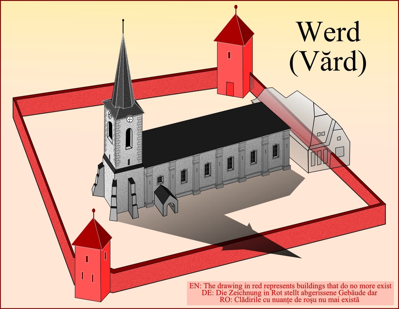 Lutheran church in Vărd, Sibiu