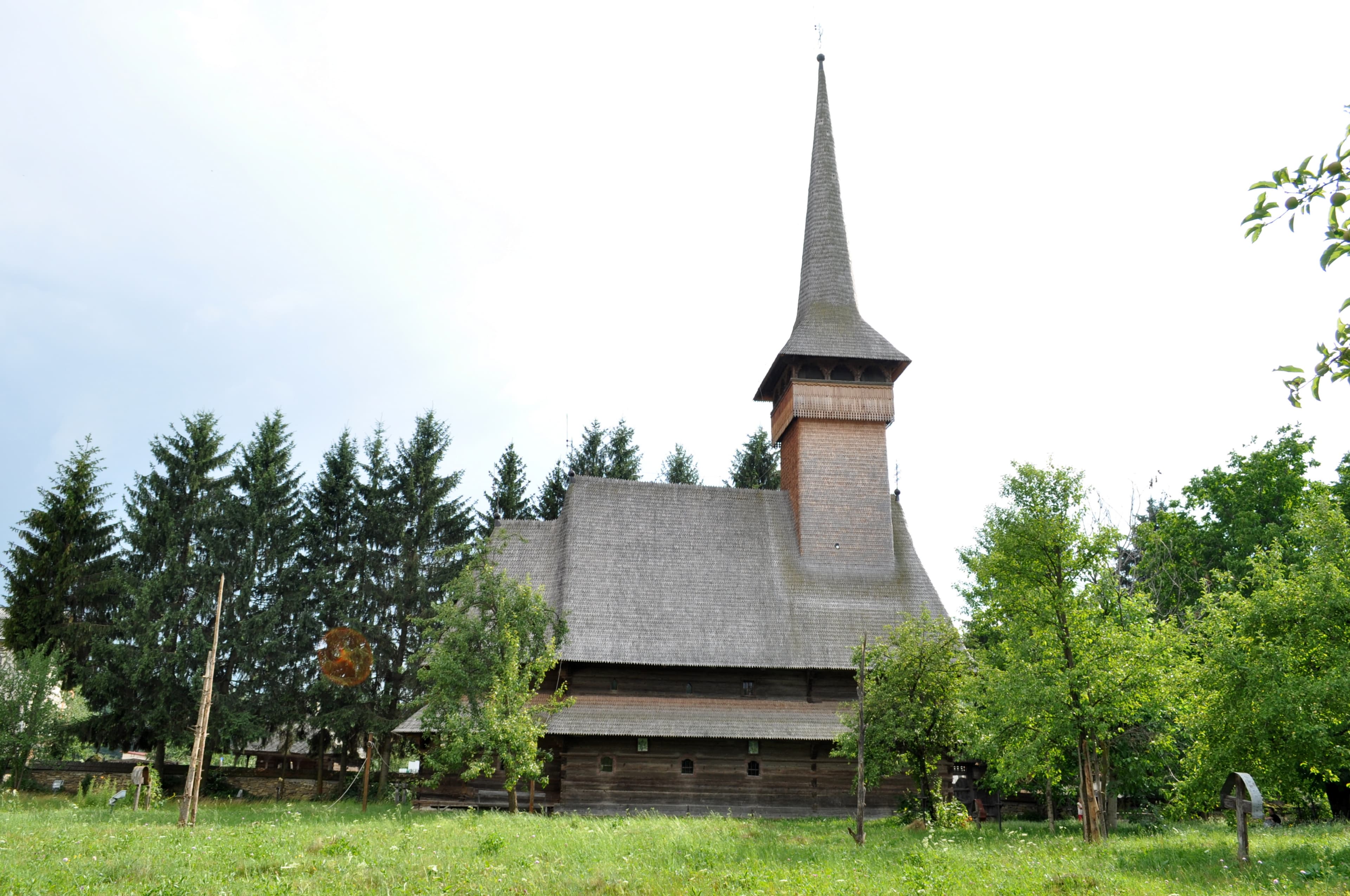 Saint Nicholas' wooden church in Bogdan Vodă, Maramureș