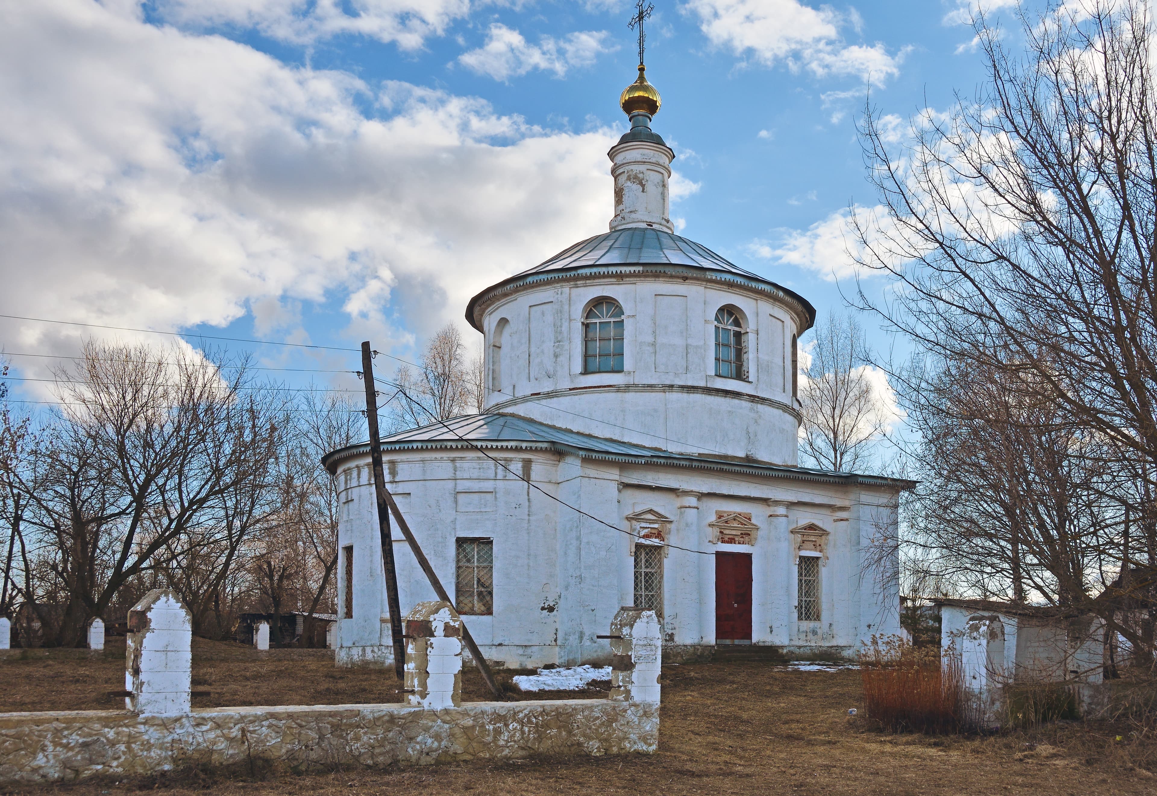 Church of the Protection of the Theotokos, Bolshaya Aleshnya