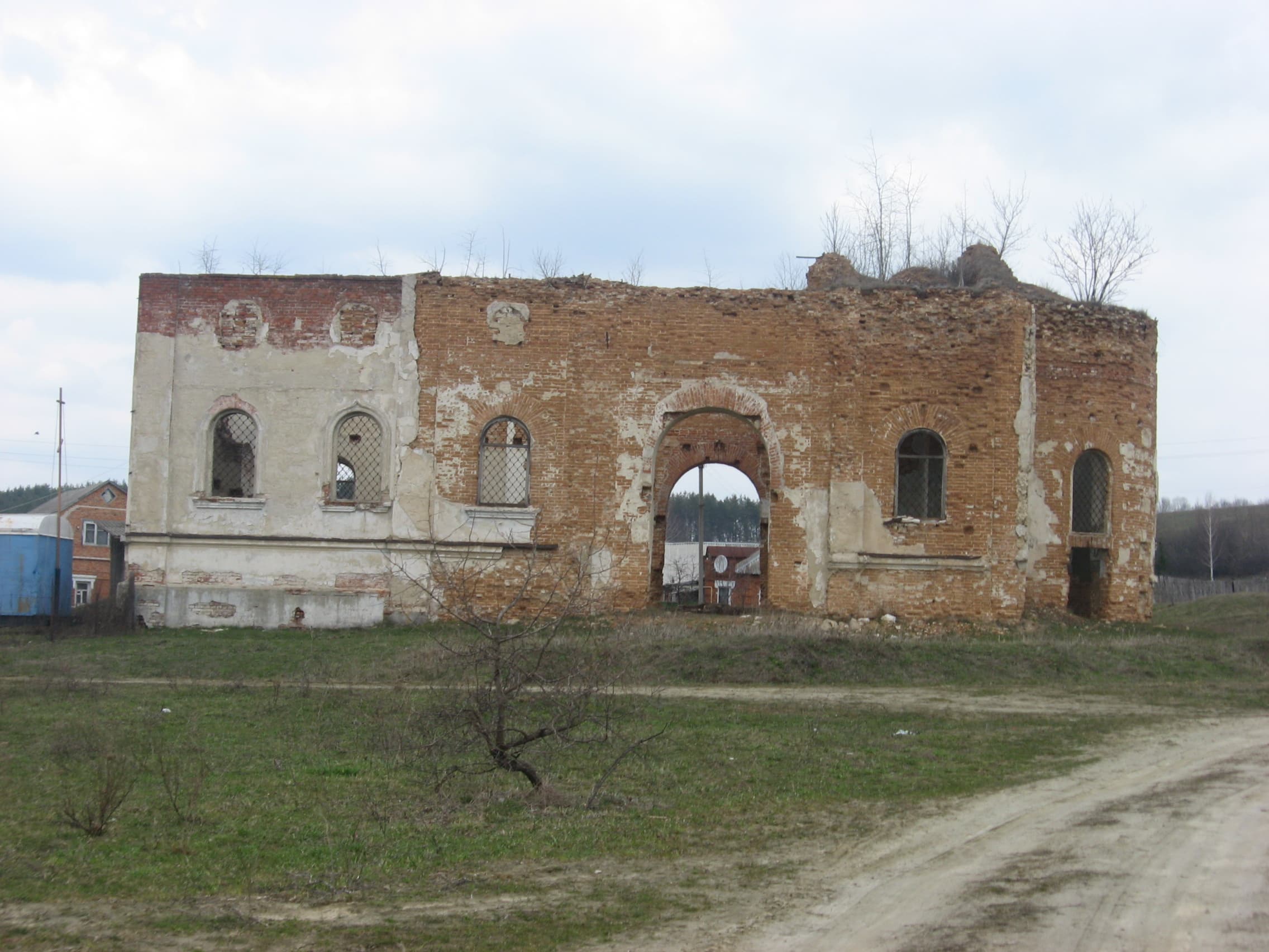 Ruins of church in Bytytsia