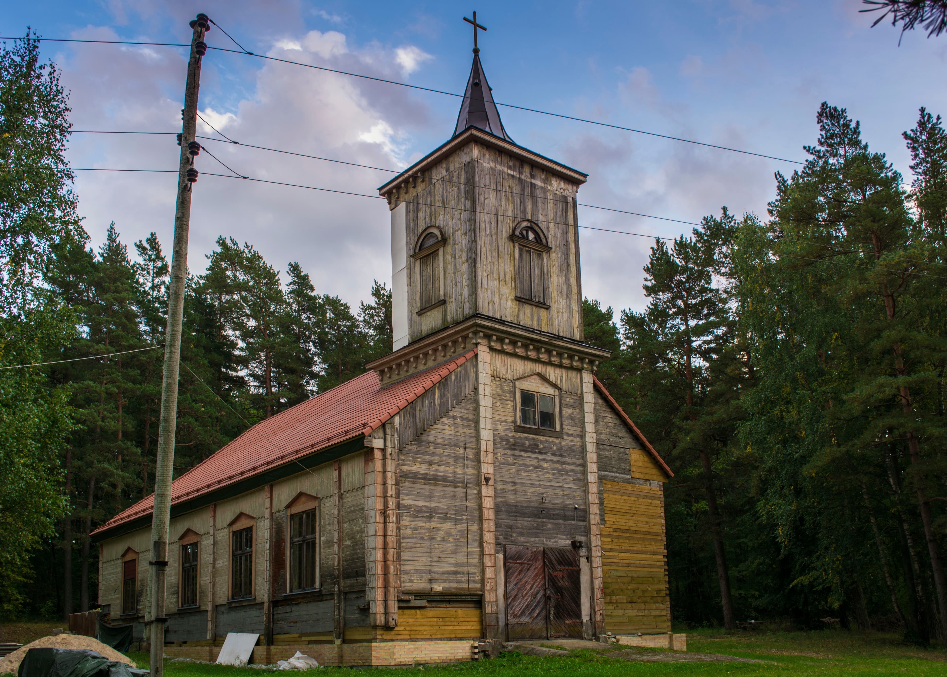 Carnikava Lutheran church in Siguļi