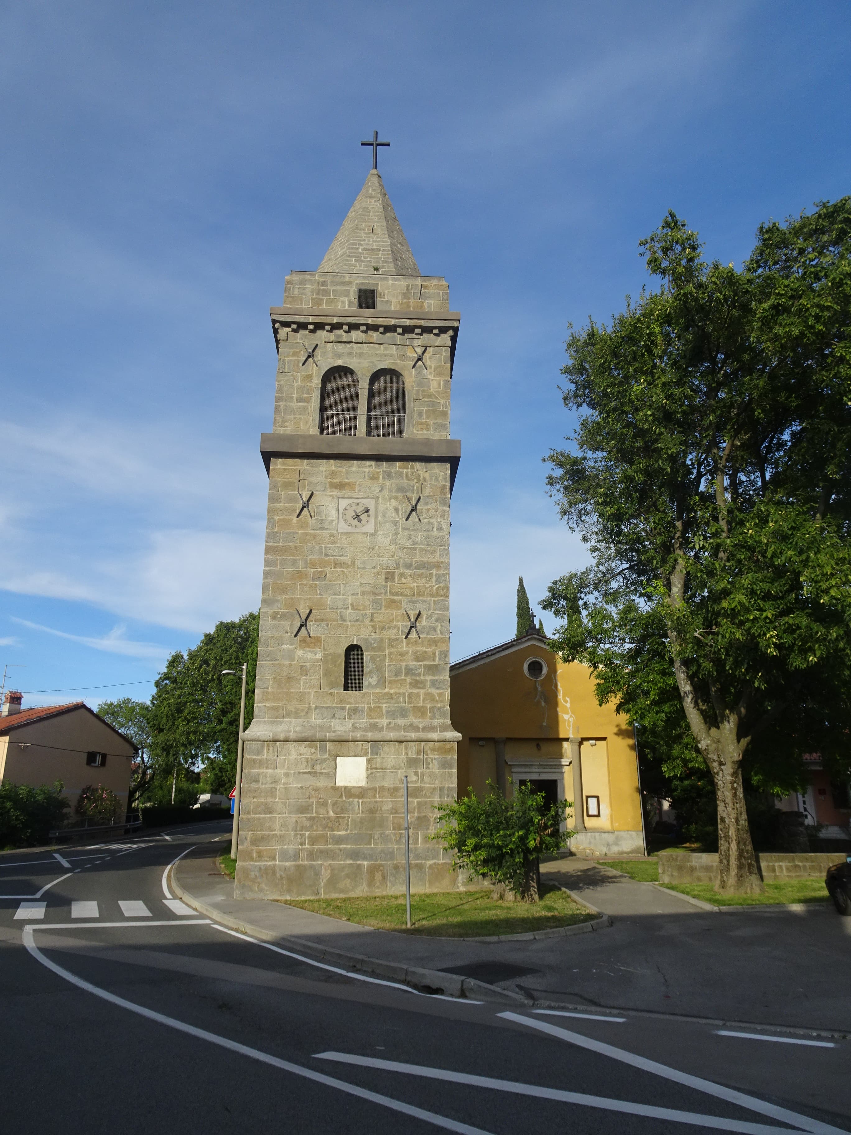 Holy Cross Church in Marezige
