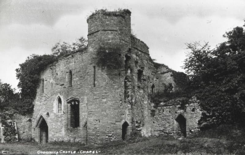 Goodrich Castle chapel