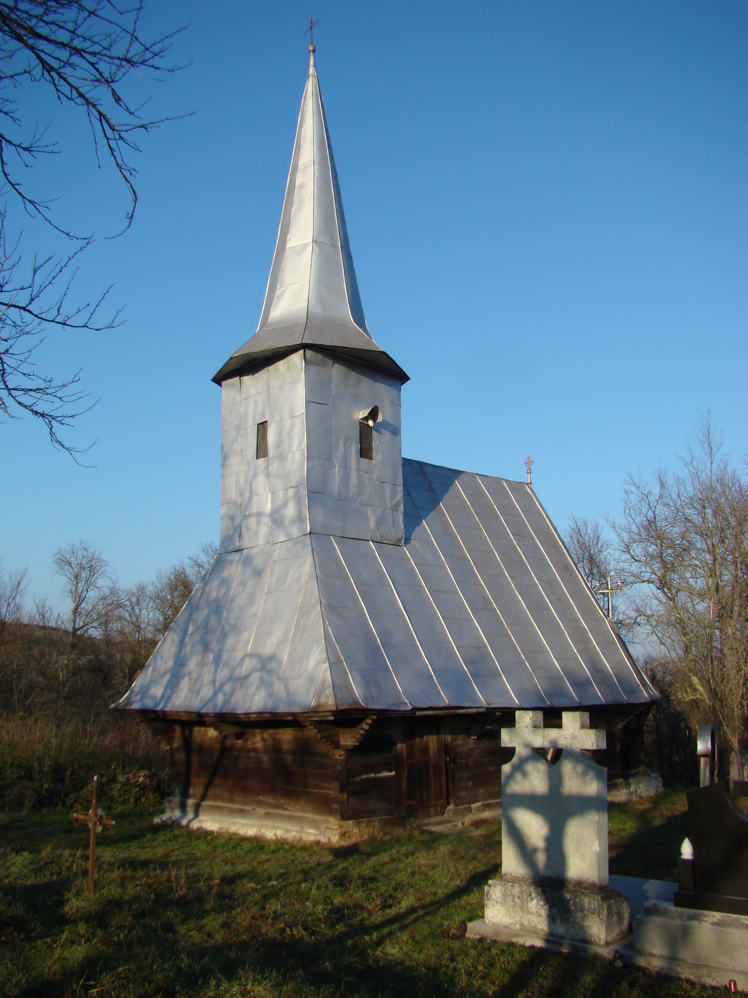 Wooden church in Ciubăncuța