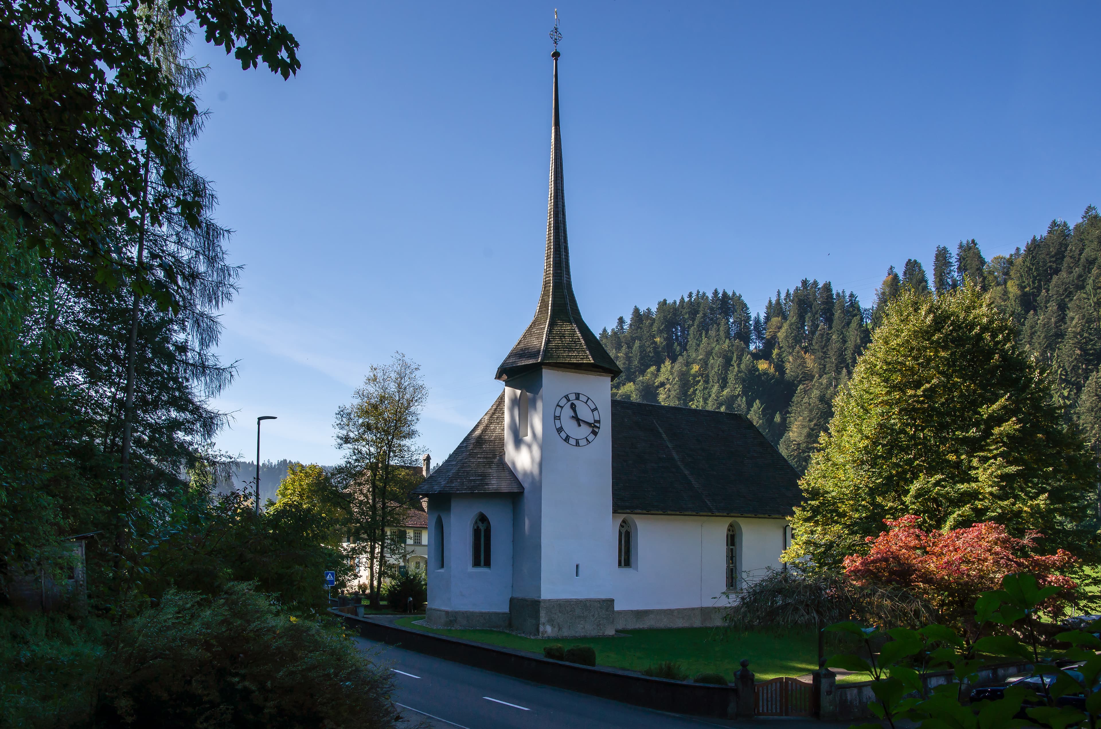 reformed church with rectory
