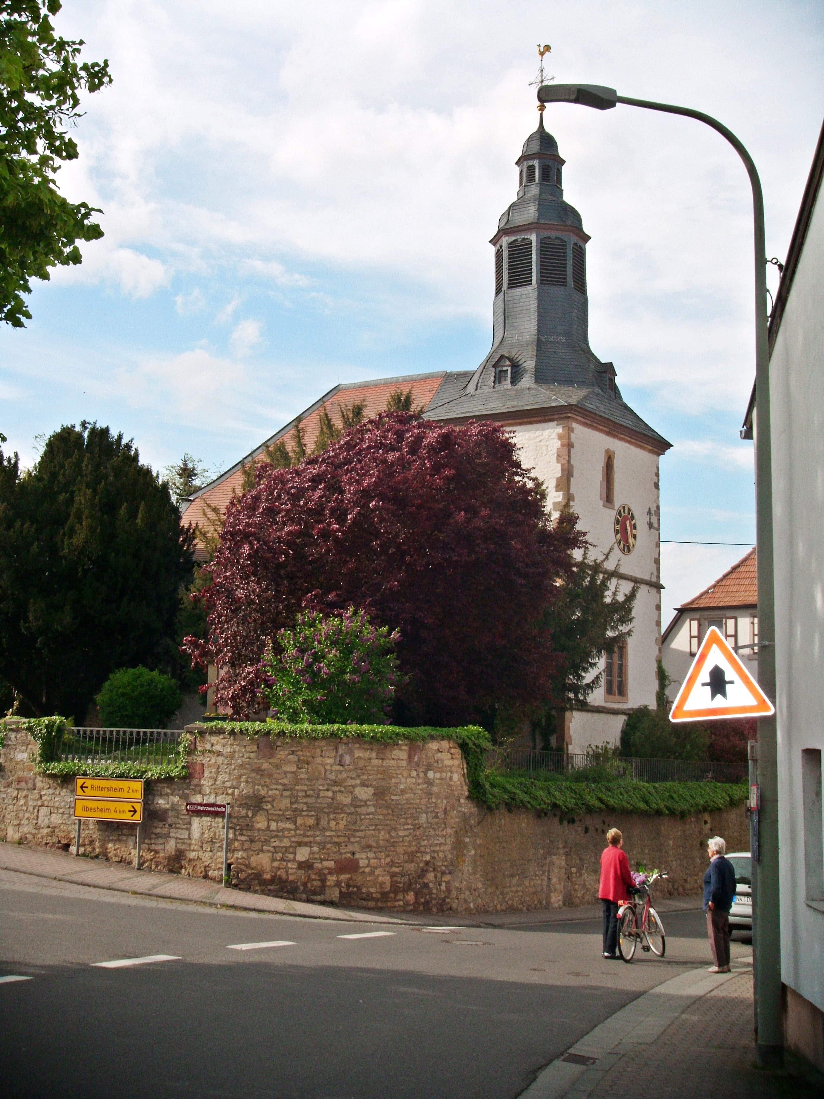 Protestant parish church in Gauersheim, Germany