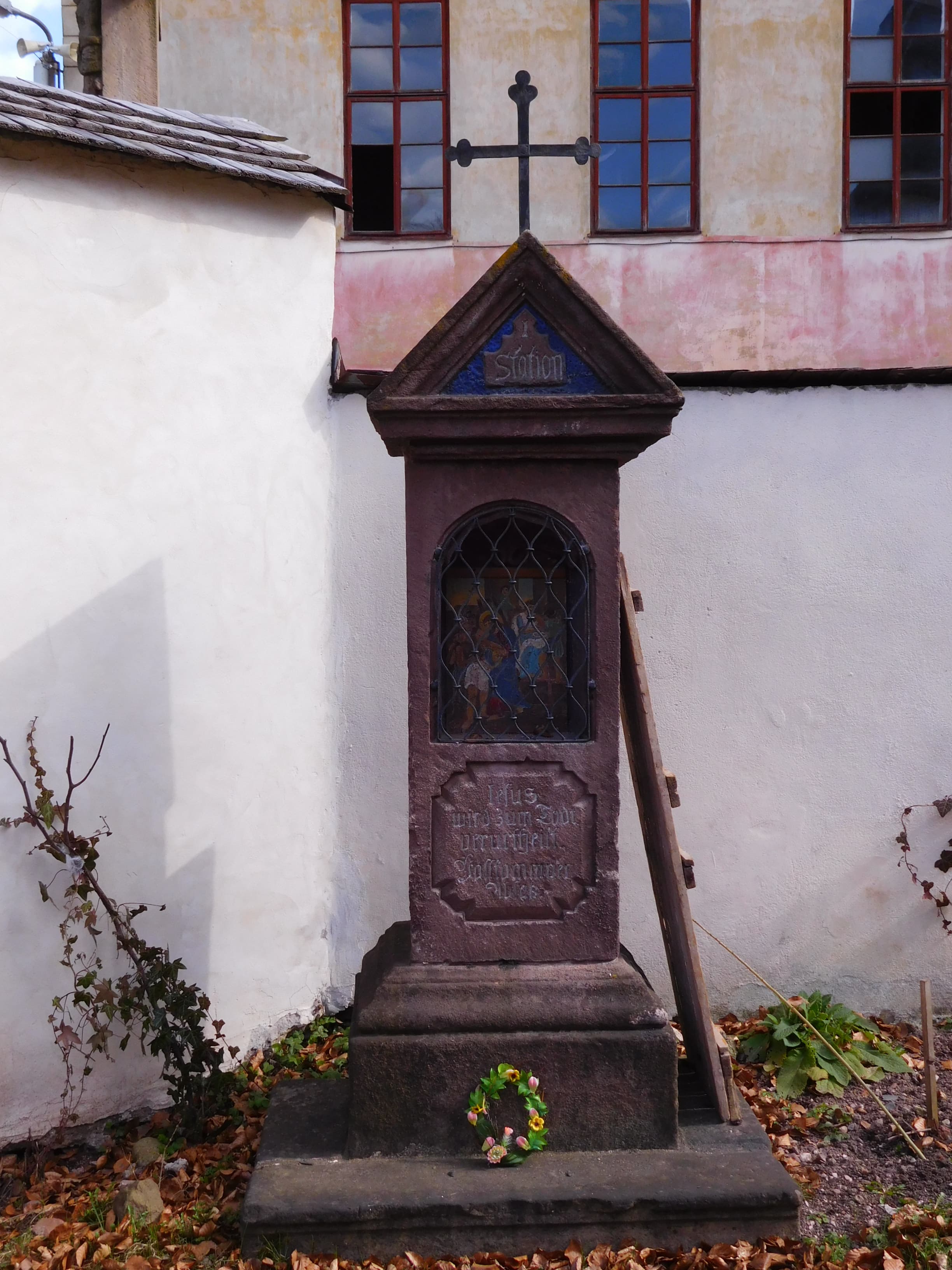 1st station of the cross in Hostinné