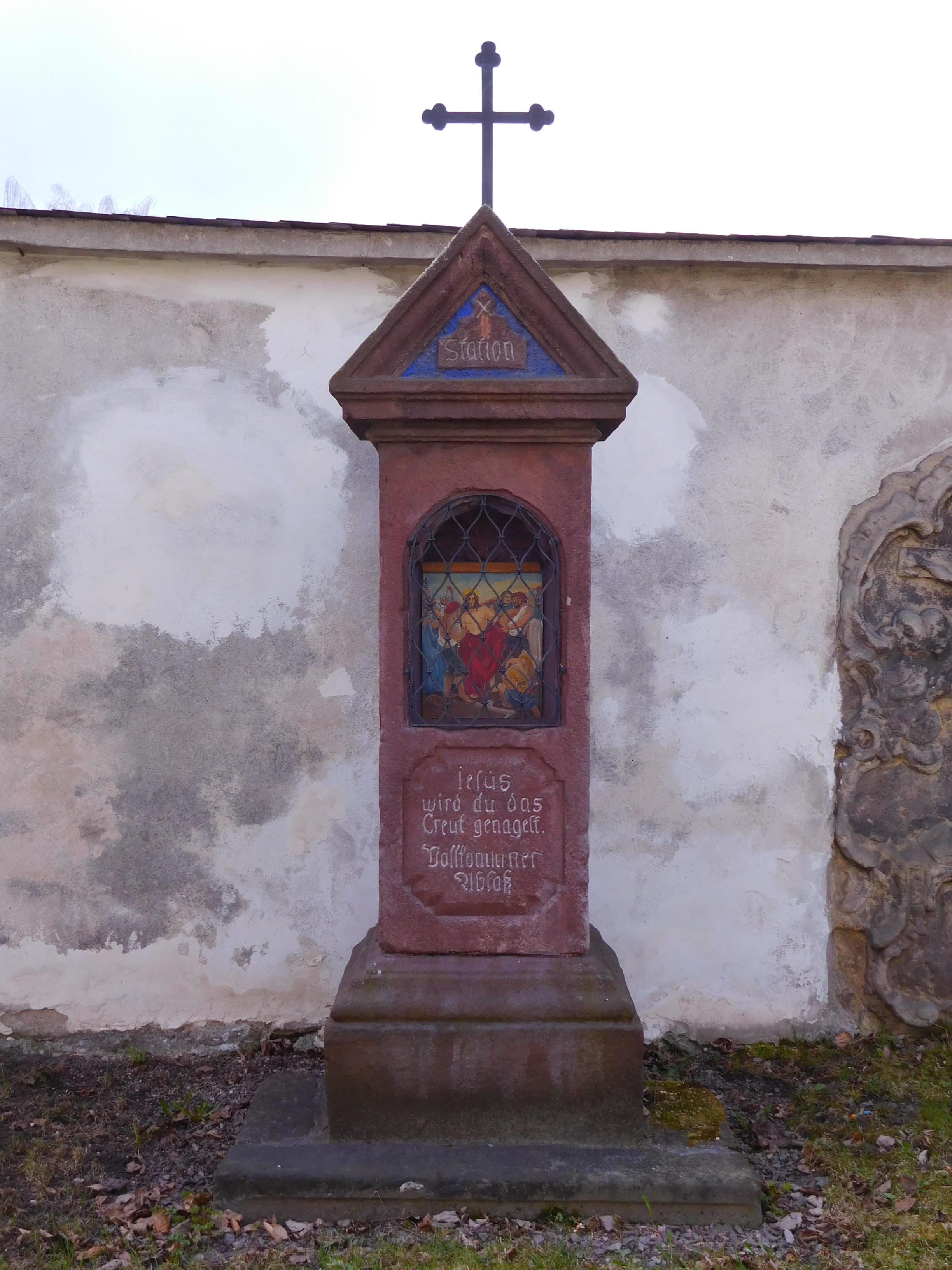 10th station of the cross in Hostinné