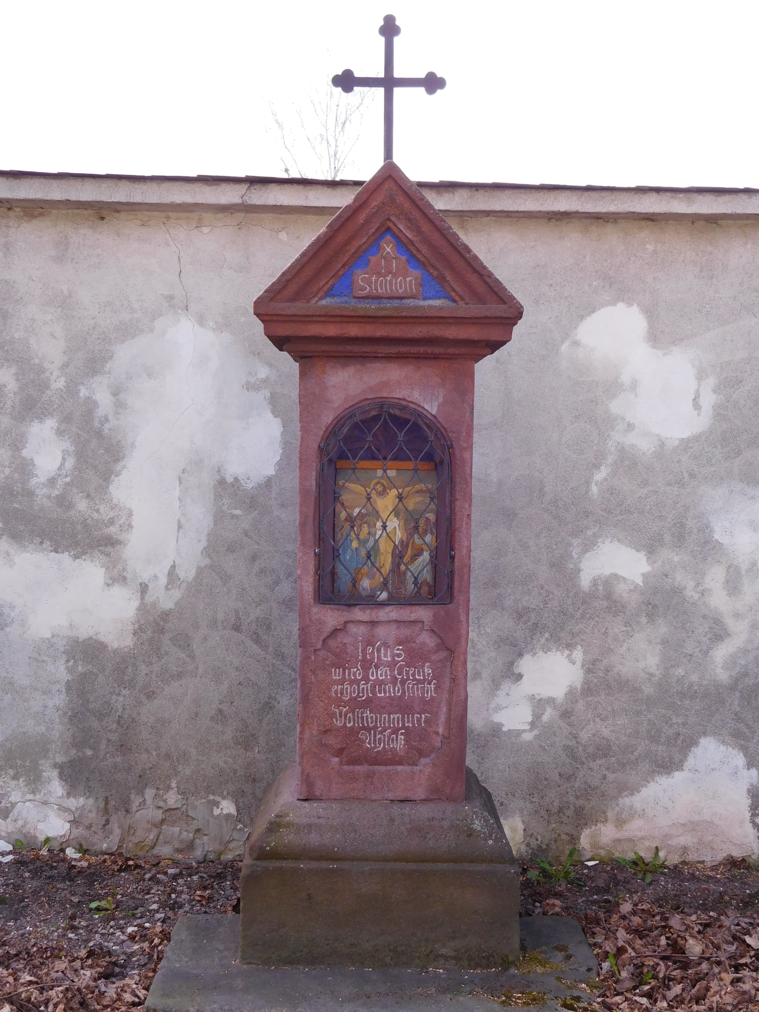 12th station of the cross in Hostinné