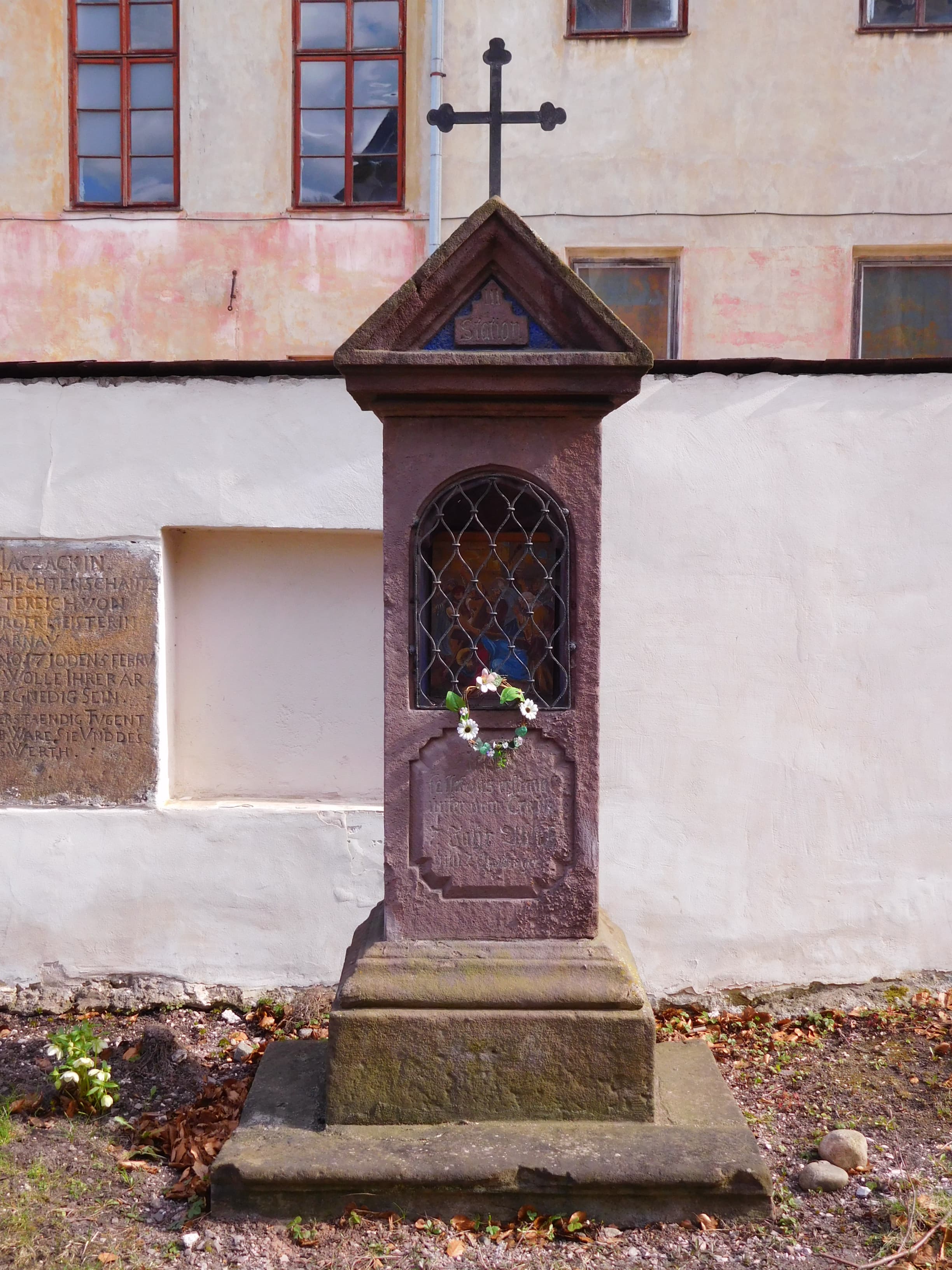3rd station of the cross in Hostinné