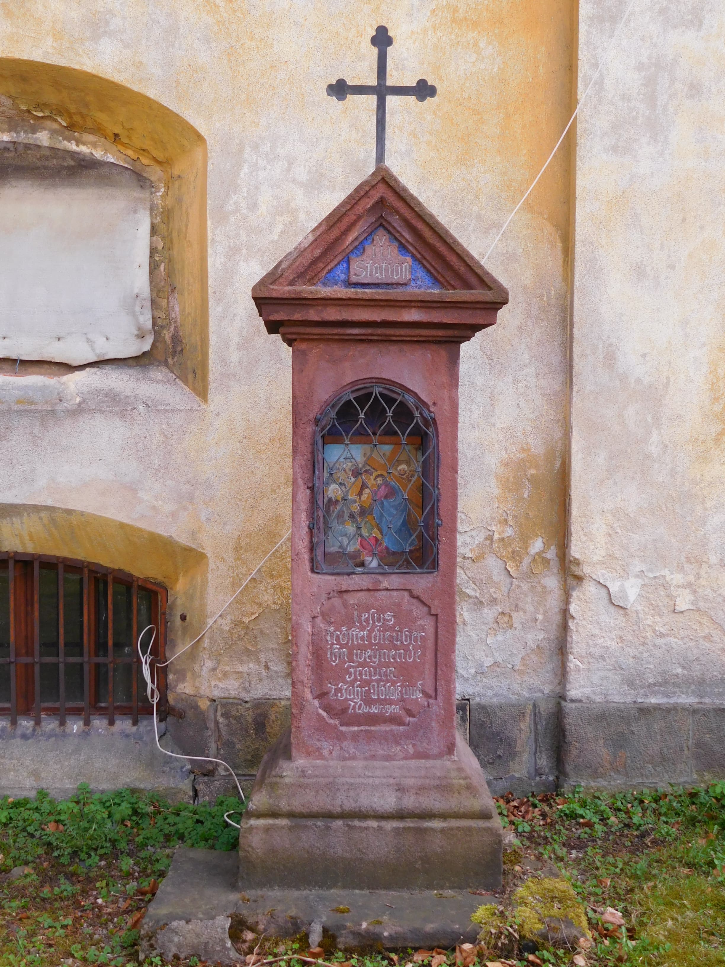 8th station of the cross in Hostinné
