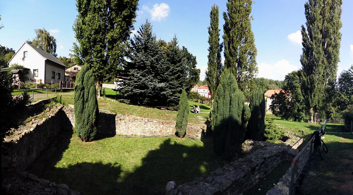 Old evangelical church in Hrob