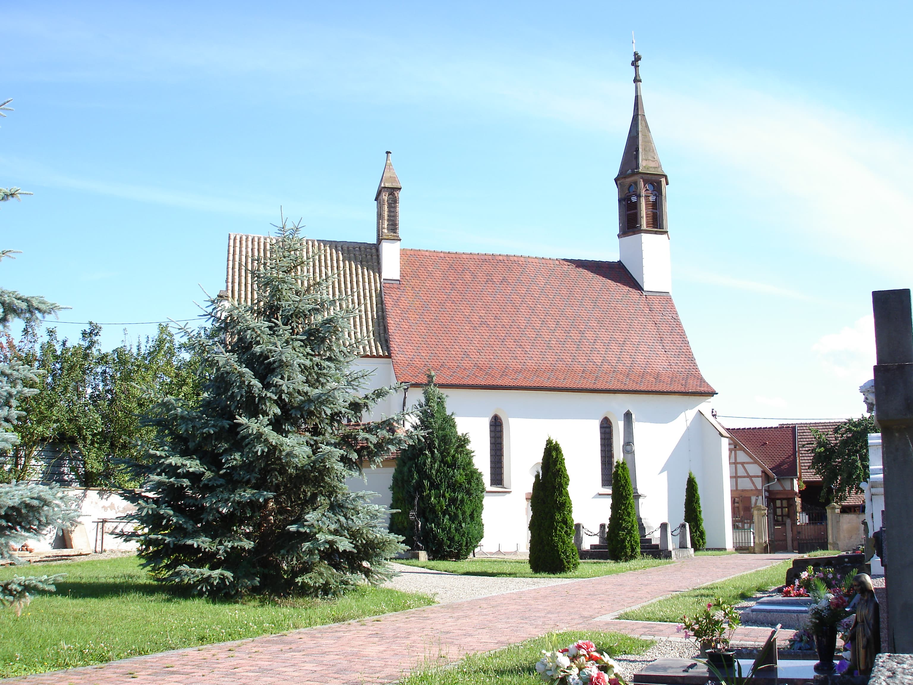 Chapelle Notre-Dame-du-Grasweg de Huttenheim