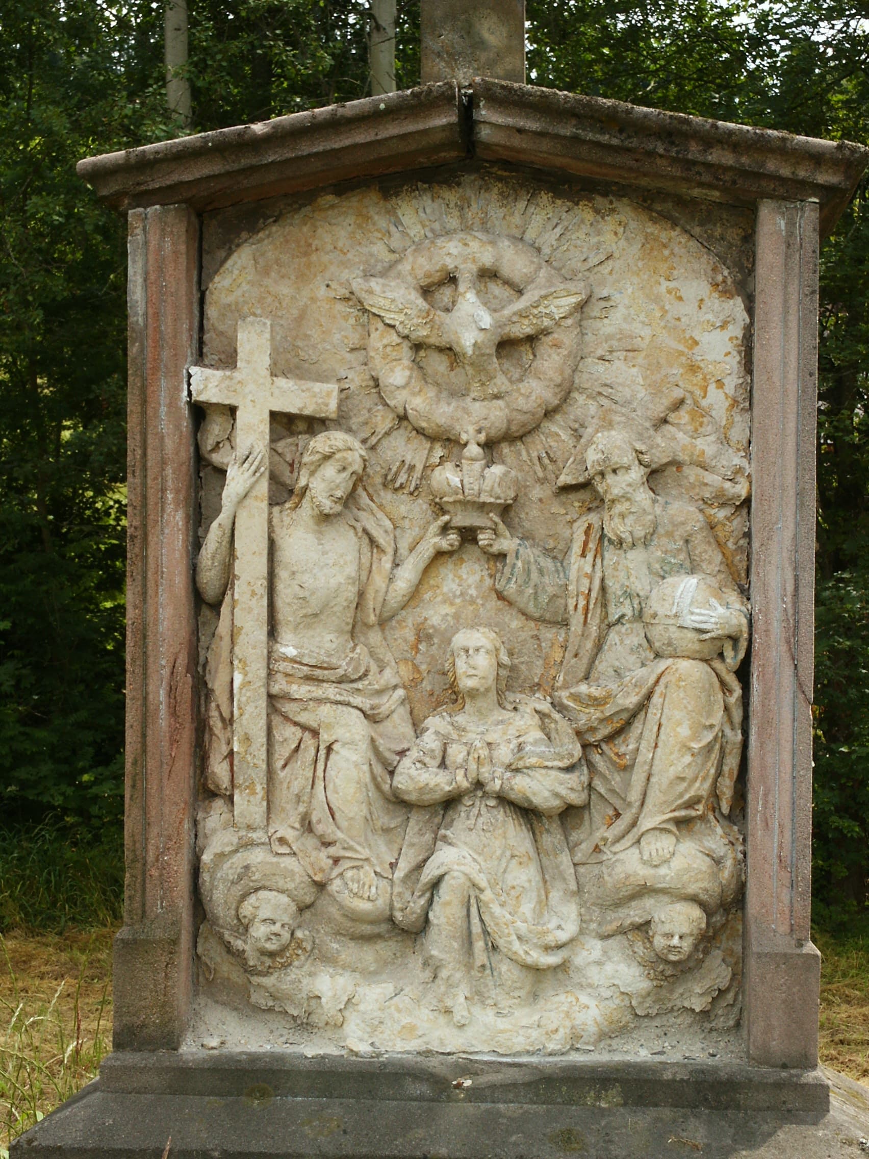 Holy Trinity relief in Rudník