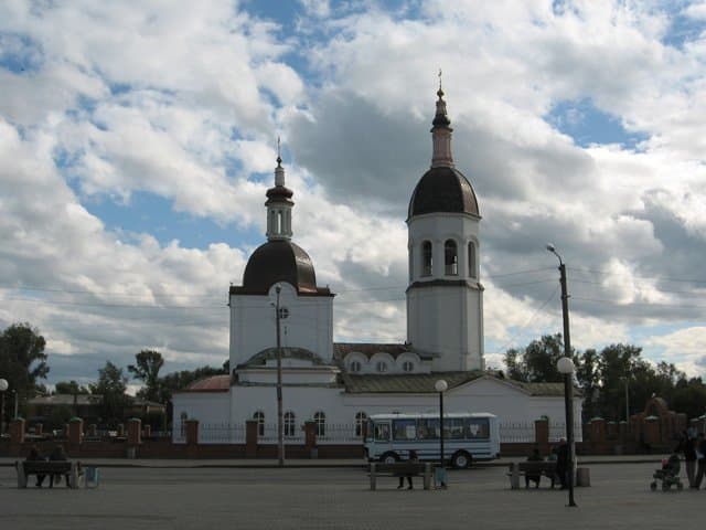 Holy Trinity cathedral in Kansk