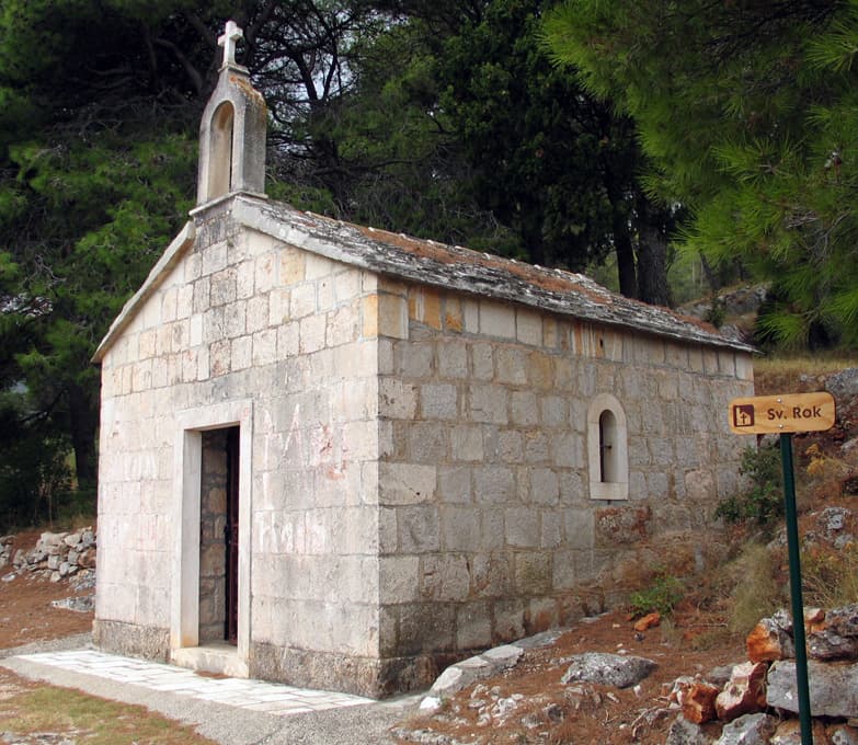 Chapel of St. Roch in Dol, Hvar