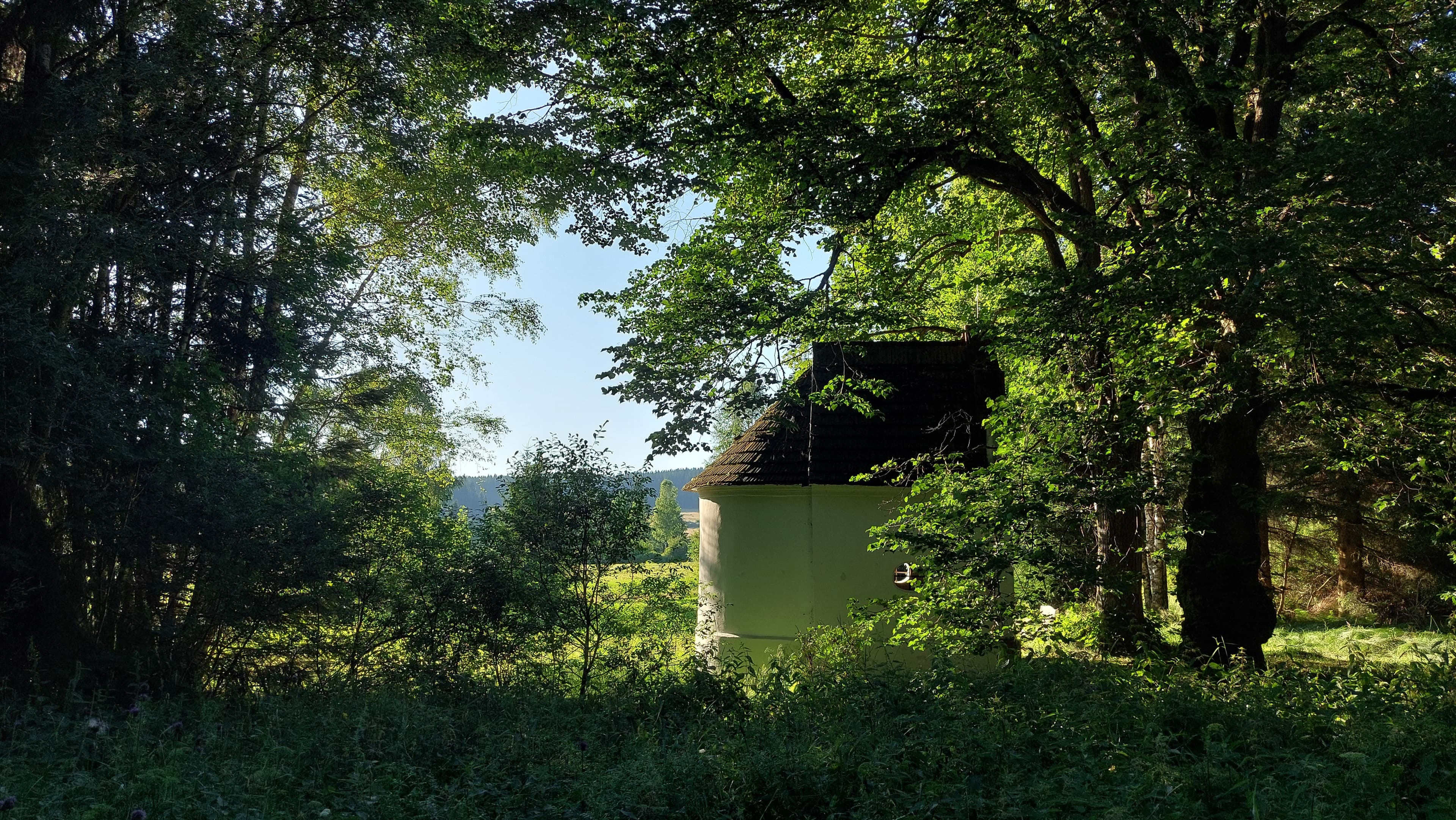chapel in abandoned village Lukov