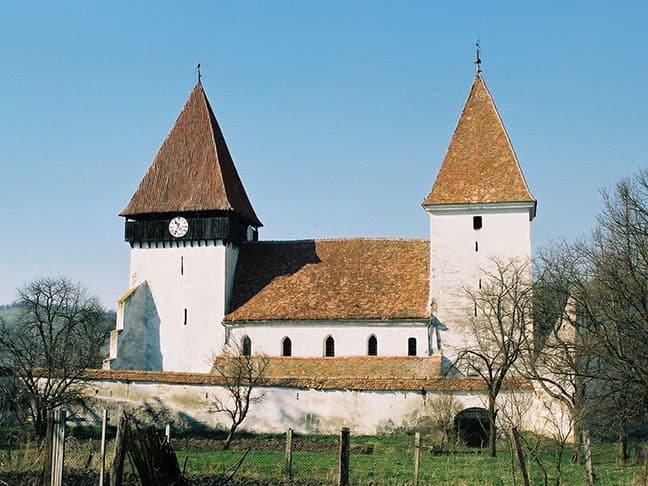 Fortified church in Merghindeal, Sibiu