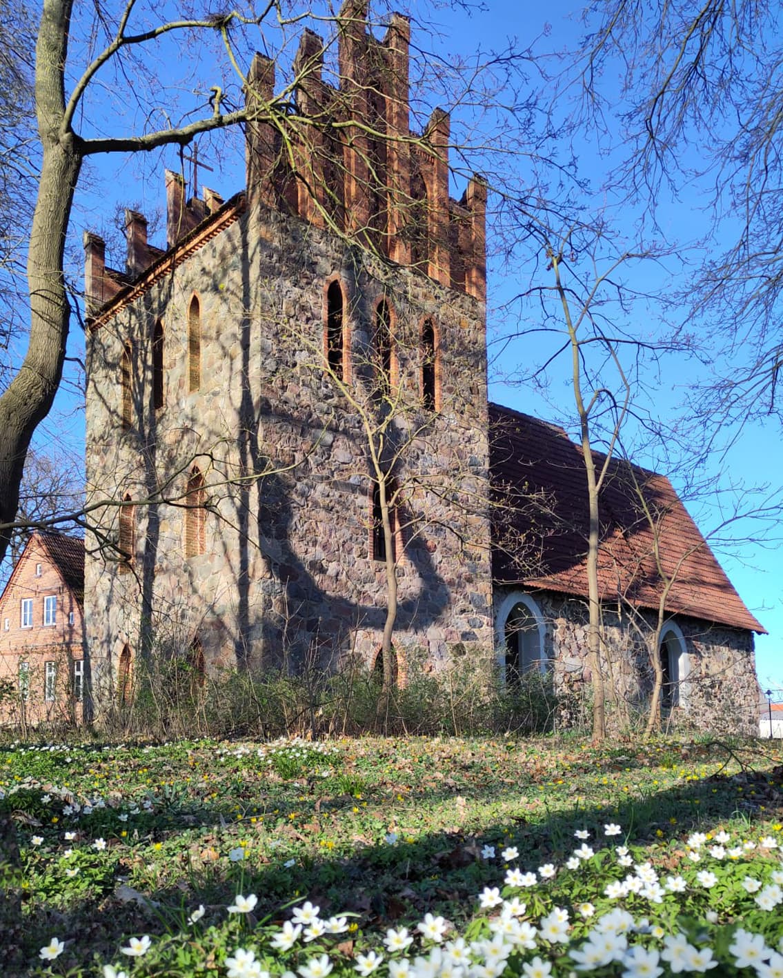 Groß Warnow village church