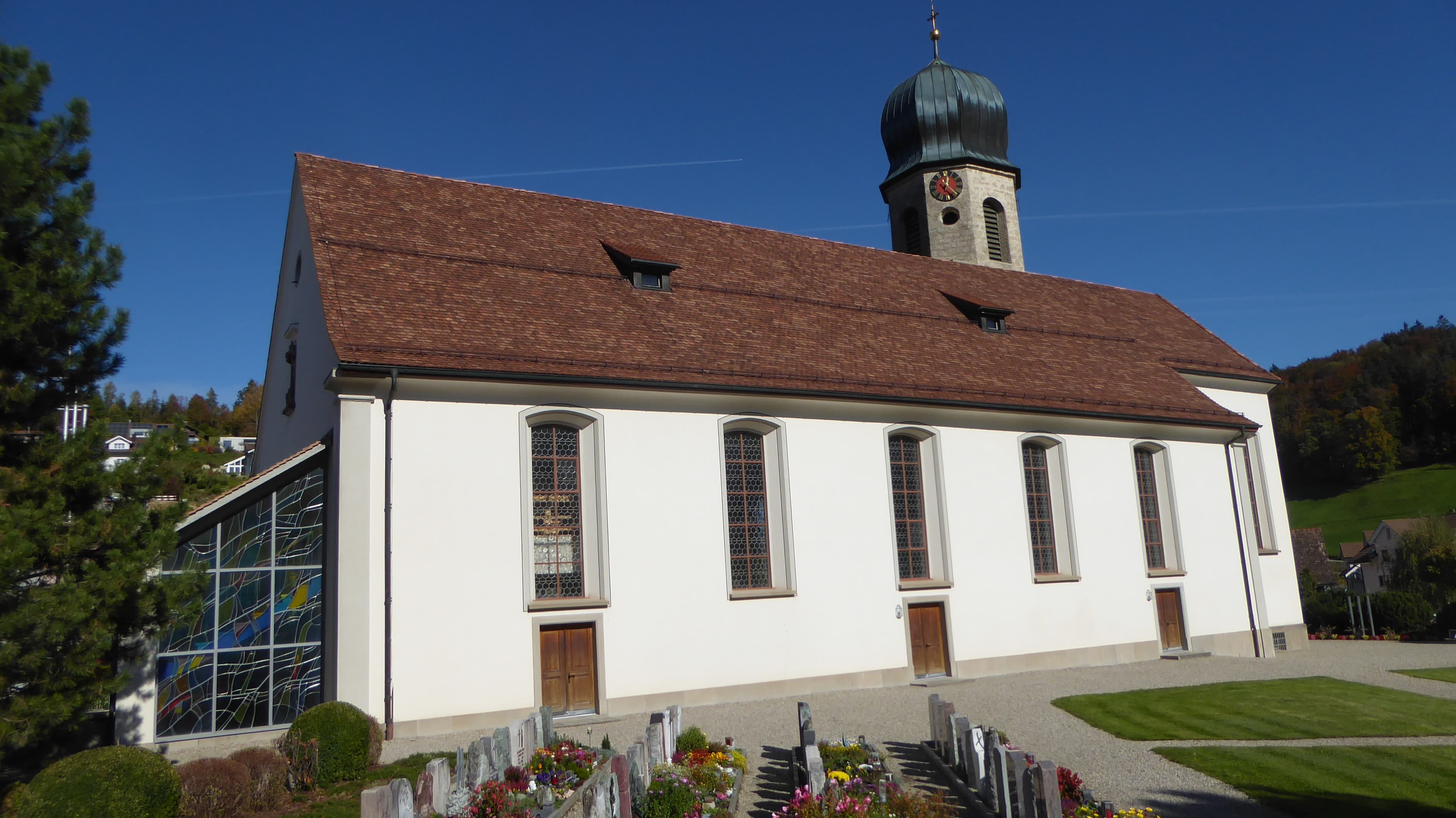 Catholic Parish Church of St. George and Theodul with cemetery chapel