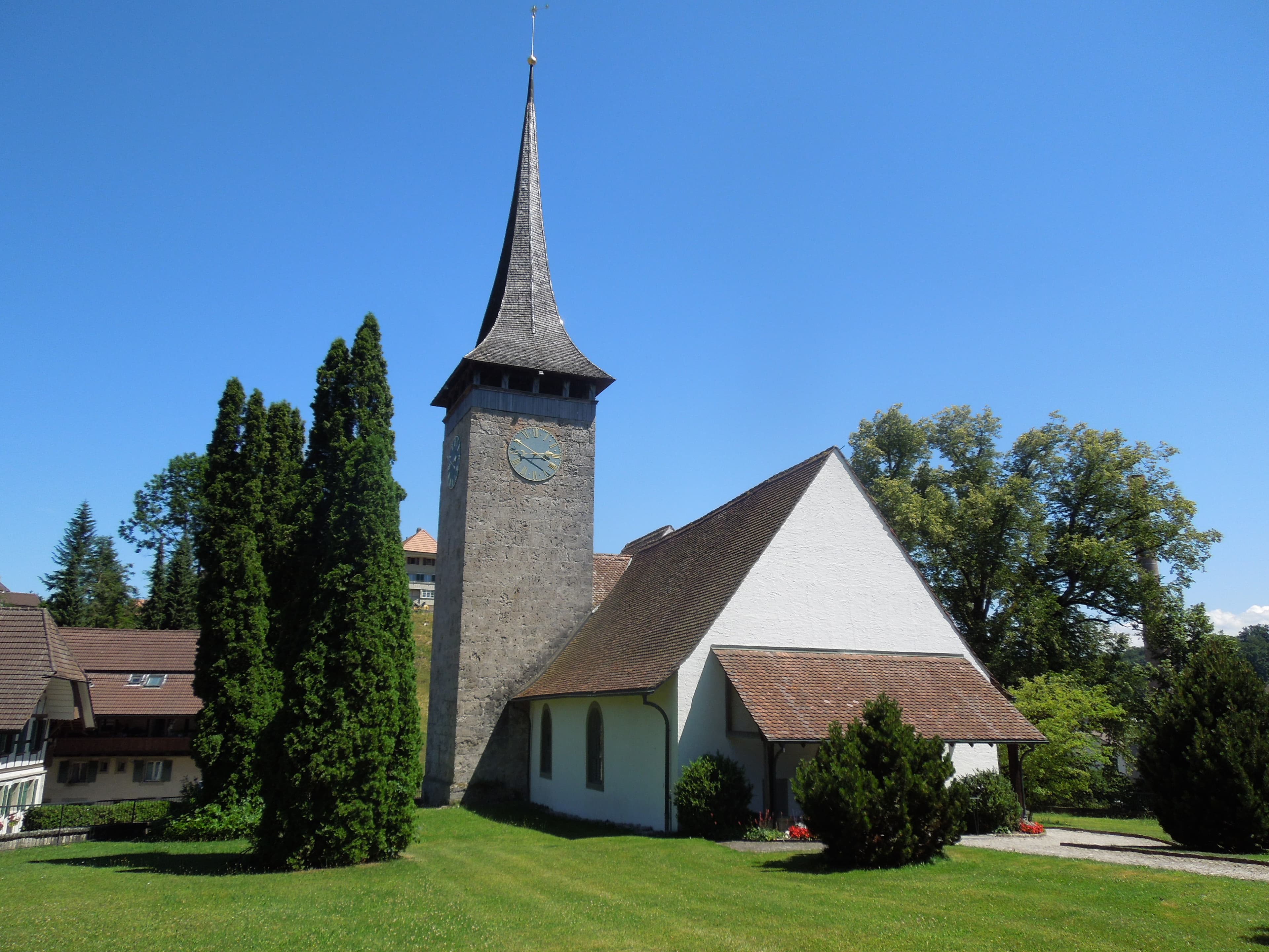 Reformed Church, Rectory, Kiln house and covered staircase