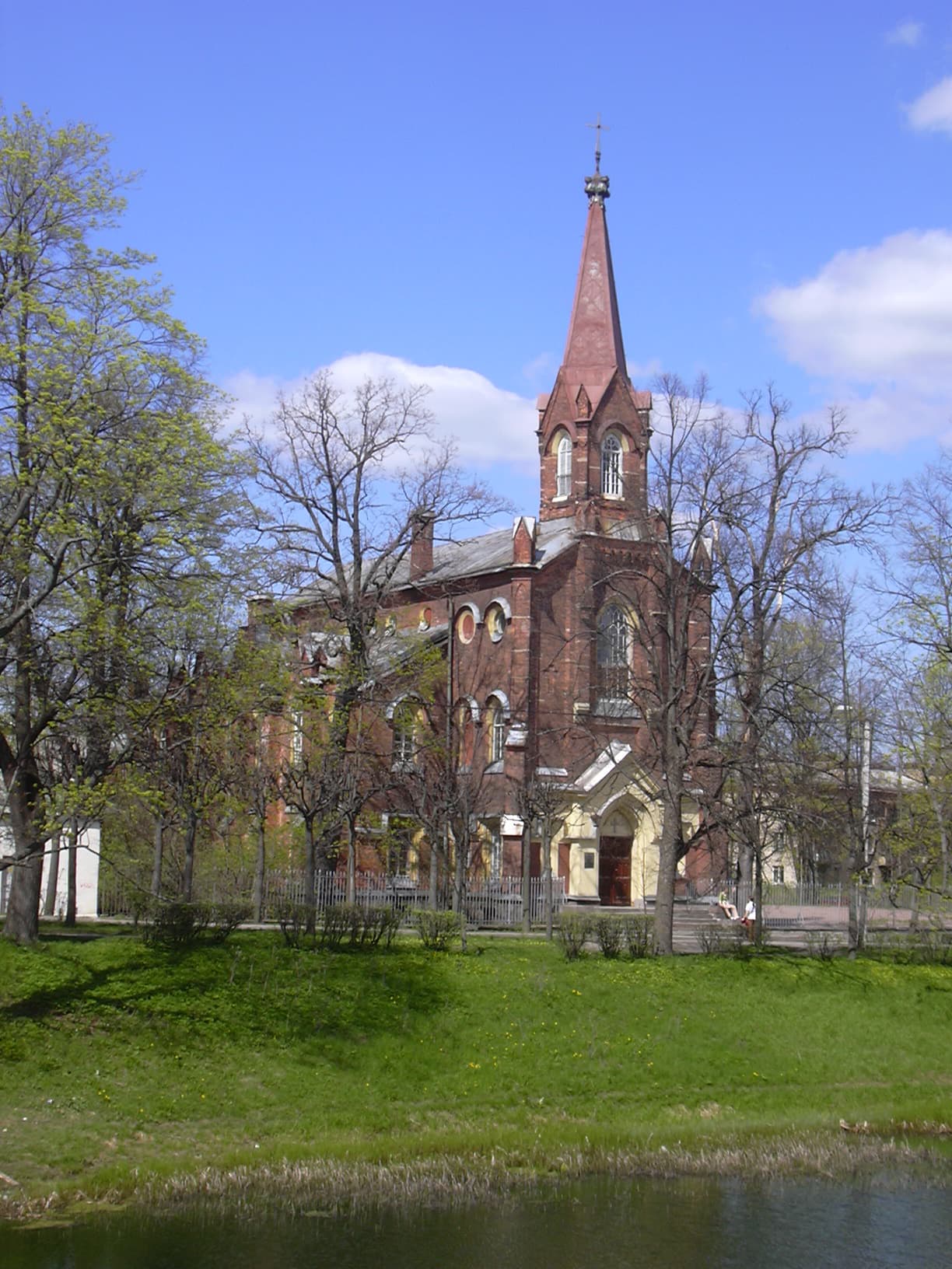 Resurrection Lutheran church in Tsarskoye Selo