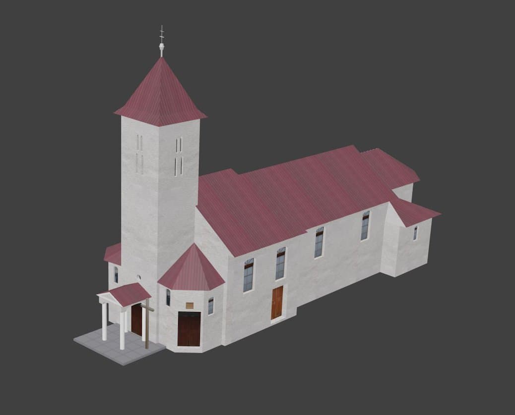 Church of the Nativity of the Virgin Mary in Omšenie