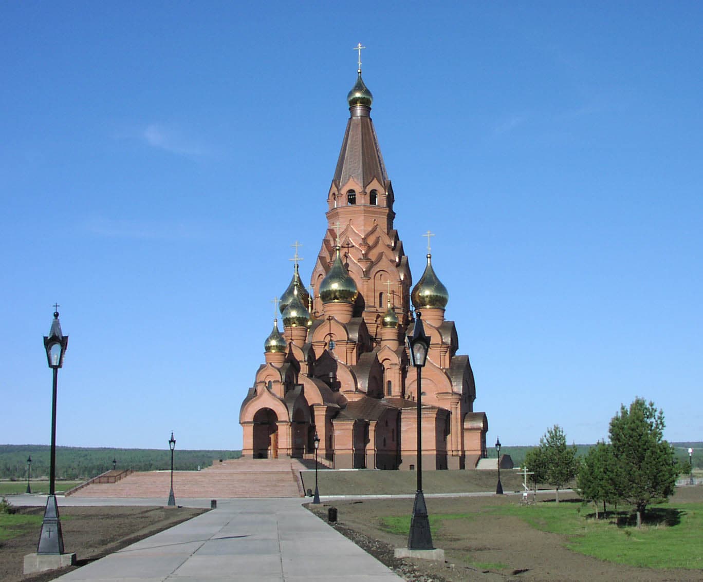 Church of the Exaltation of the Holy Cross in Lesosibirsk