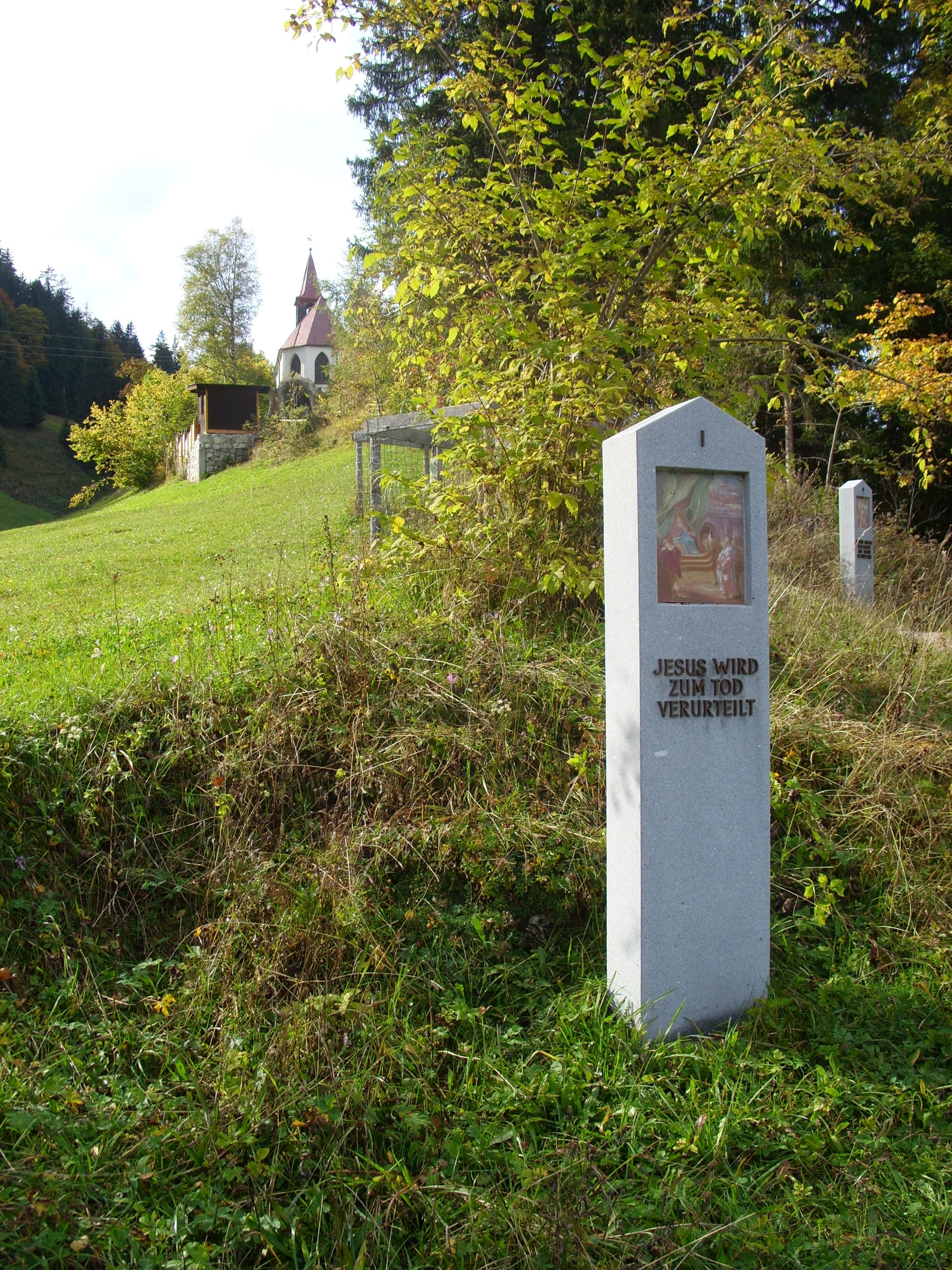 Kreuzweg zur Grottenkapelle, Tannheim