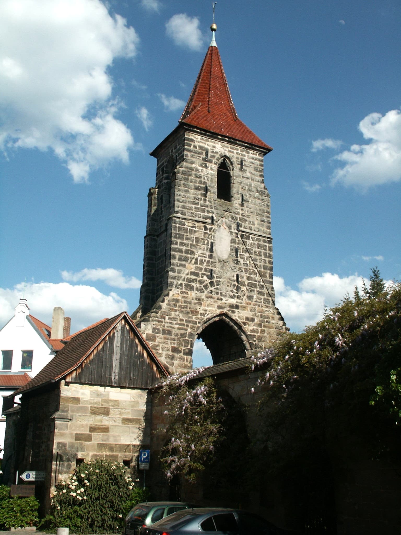 Kirchenruine der Ehemaliges Spitalkirche St. Leonhard in Lauf an der Pegnitz