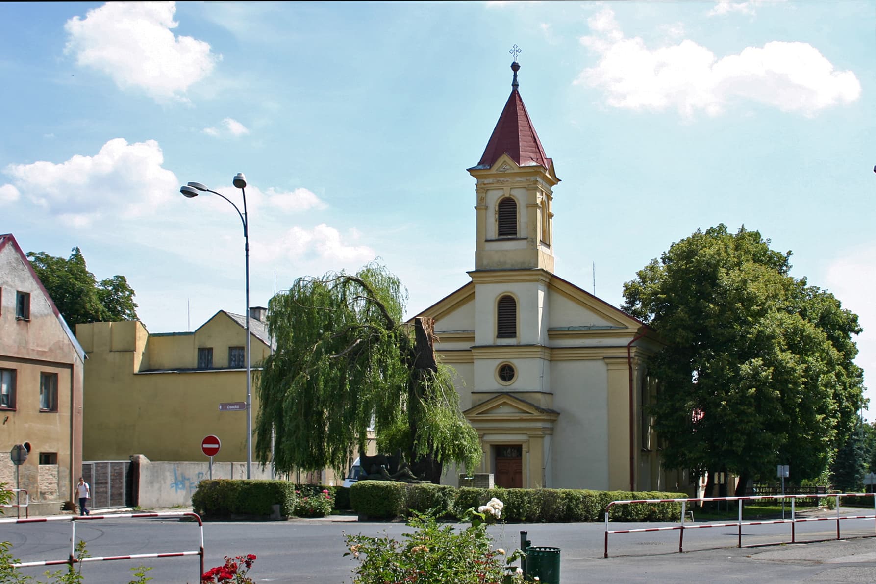 Church of the Sacred Heart in Lom