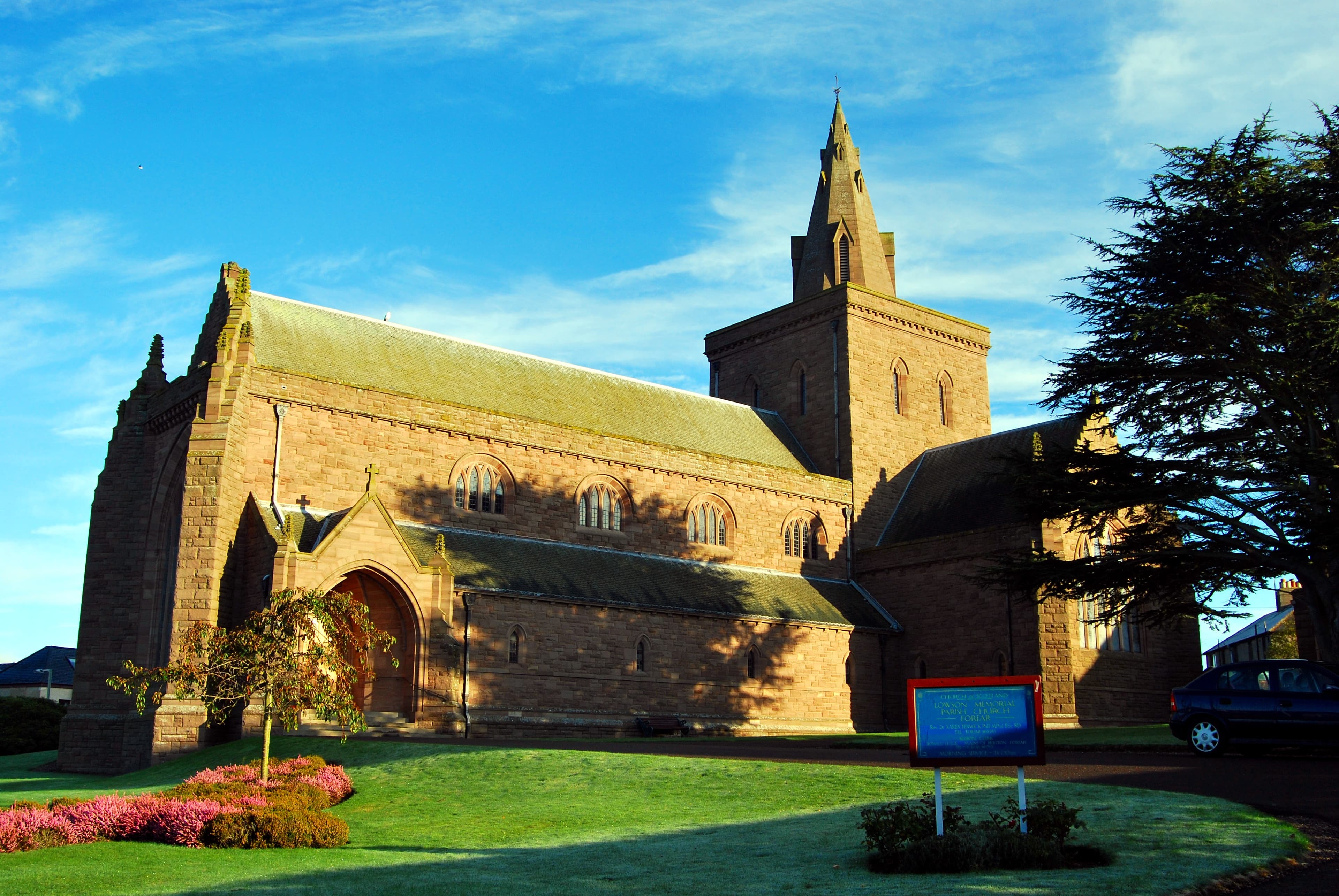 Lowson Memorial Church, Montrose Road, Forfar