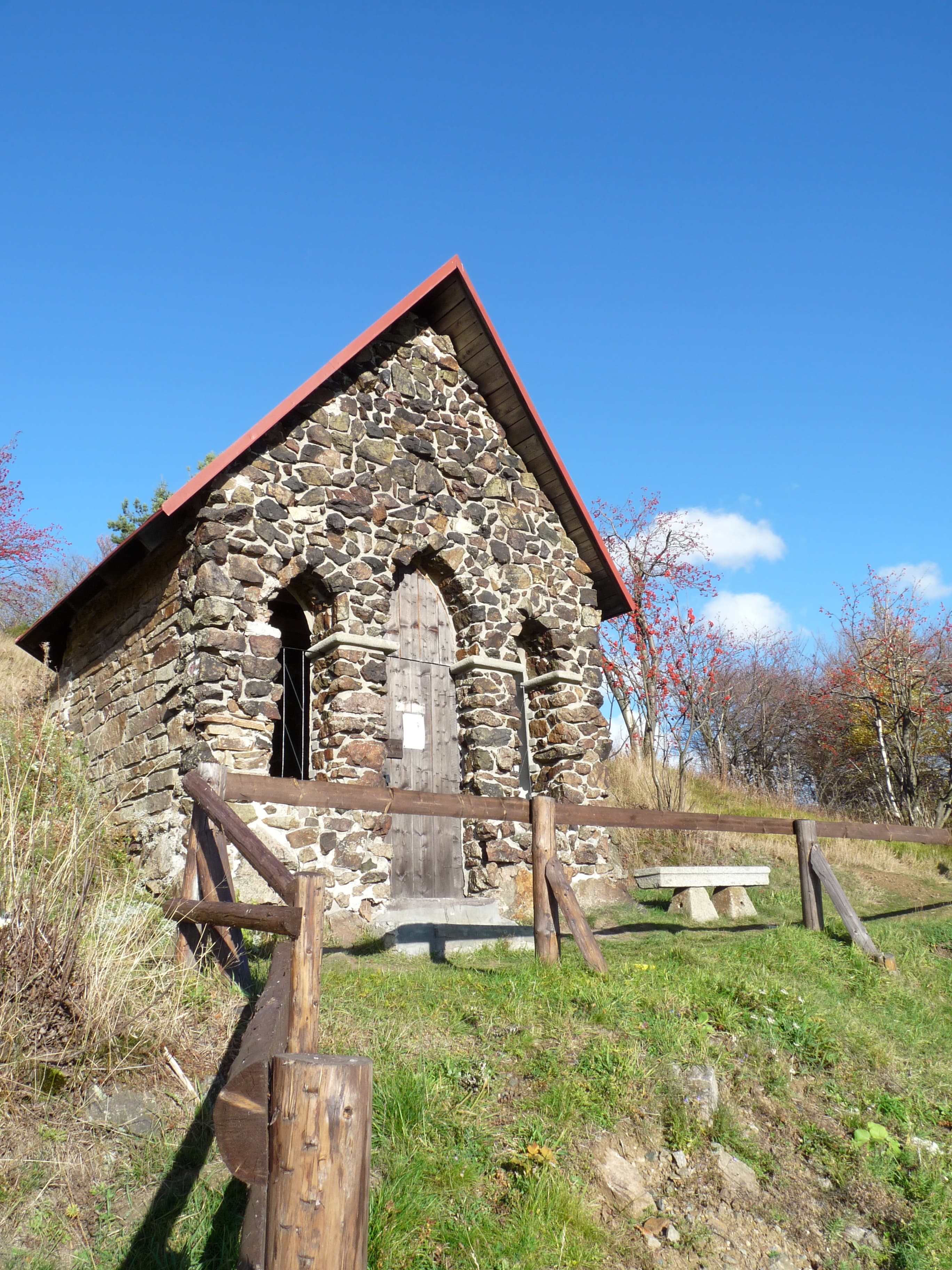 Mountain prayer room at Mědník