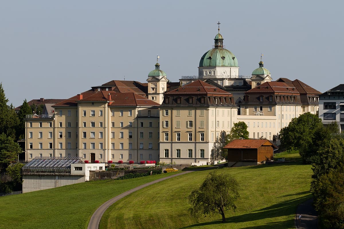 Congregation of the Sisters of the Holy Cross, total complex monastery with gardens, cemetery chapel and hermitage.